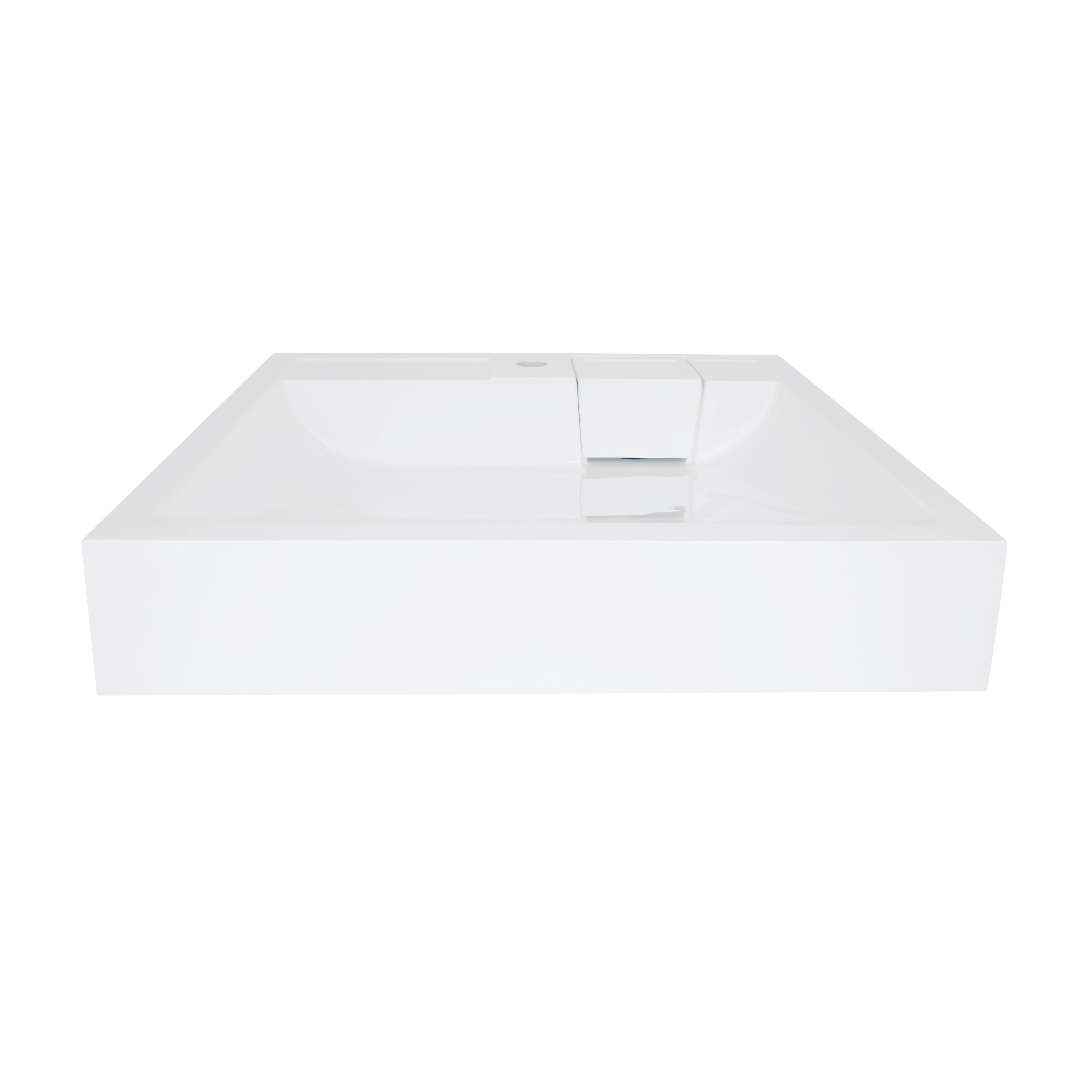 Раковина на пральну машину Qtap Arvin 595x595x115 мм, White QTARV2365WHI48575 — фото3
