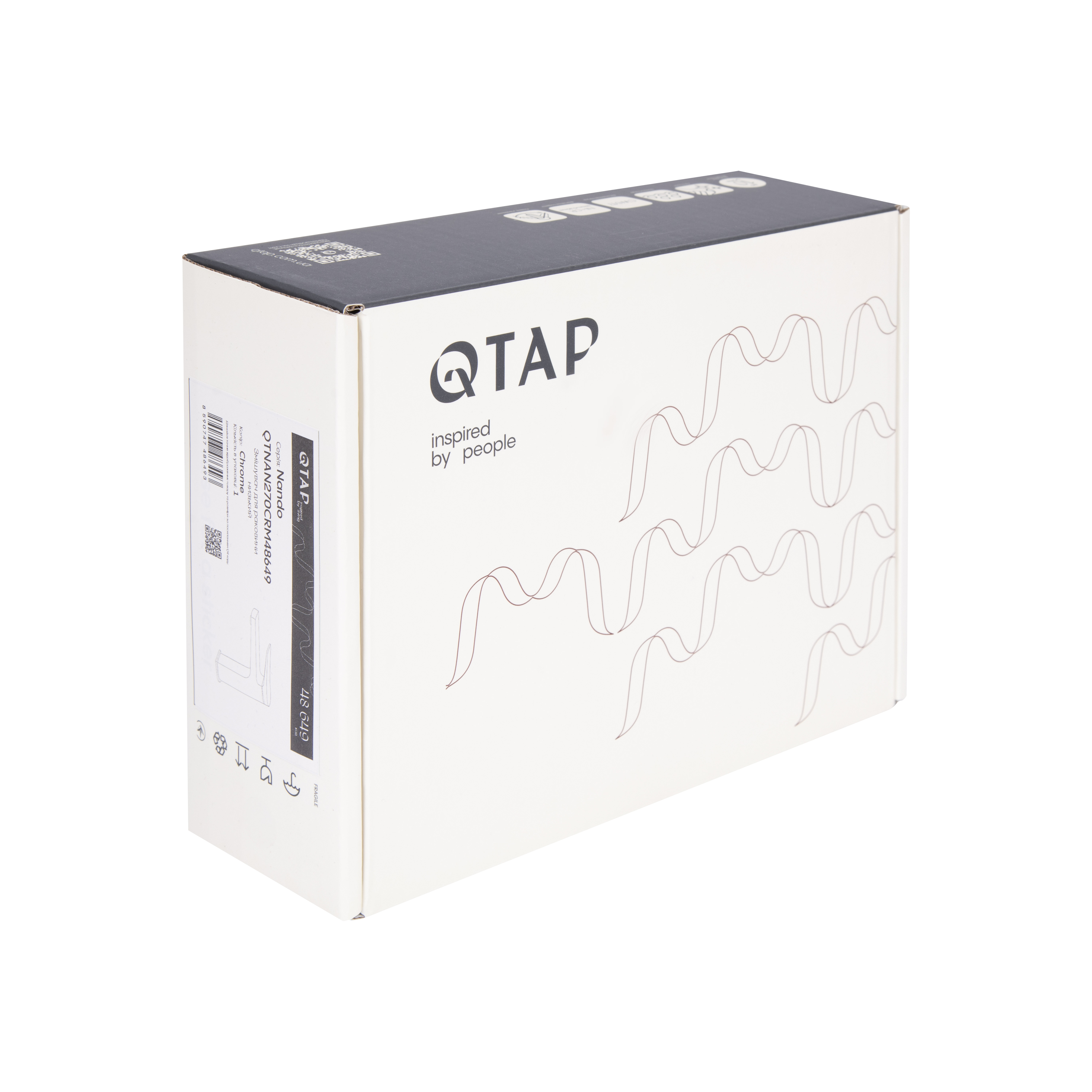 Смеситель для раковины низкий Qtap Nando  QTNAN270CRM48649 Chrome — фото8
