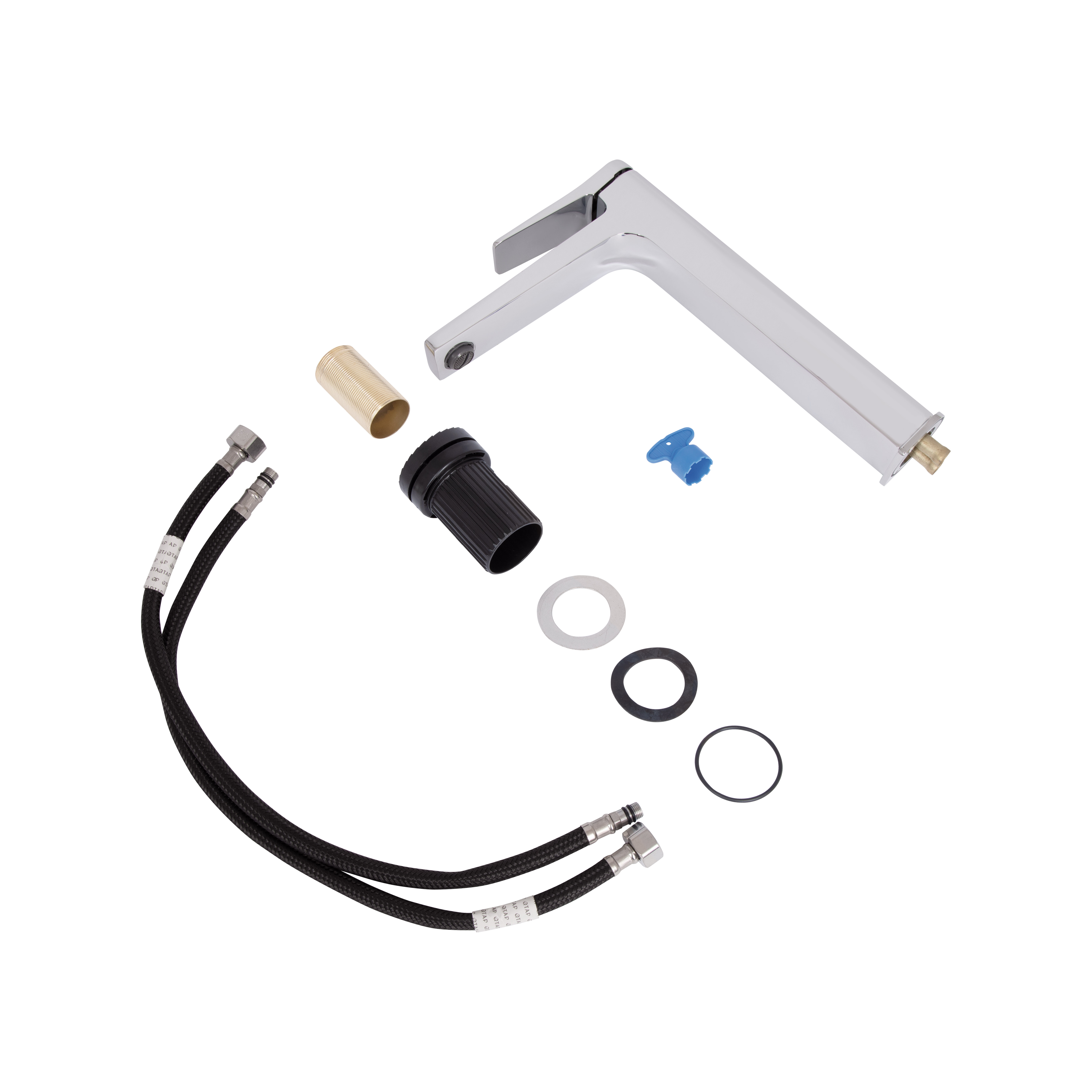 Змішувач для раковини високий Qtap Nando  QTNAN269CRM48650 Chrome — фото7