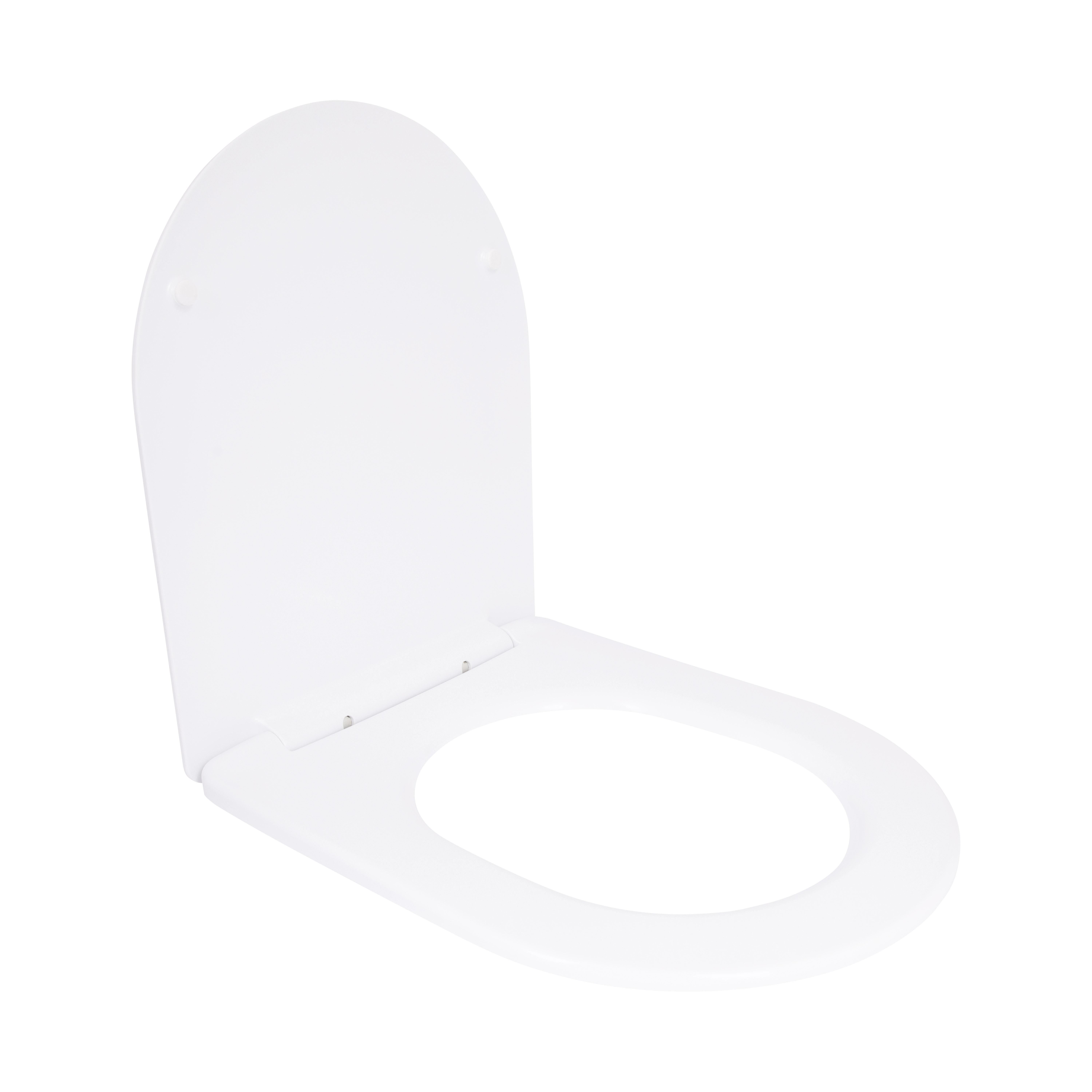 Qtap Сиденье для унитаза (Jay 640, Swan 640) 422x360x30 мм, White, с микролифтом, Slim Duroplast, Quick Release QTSC179W48699 — фото4