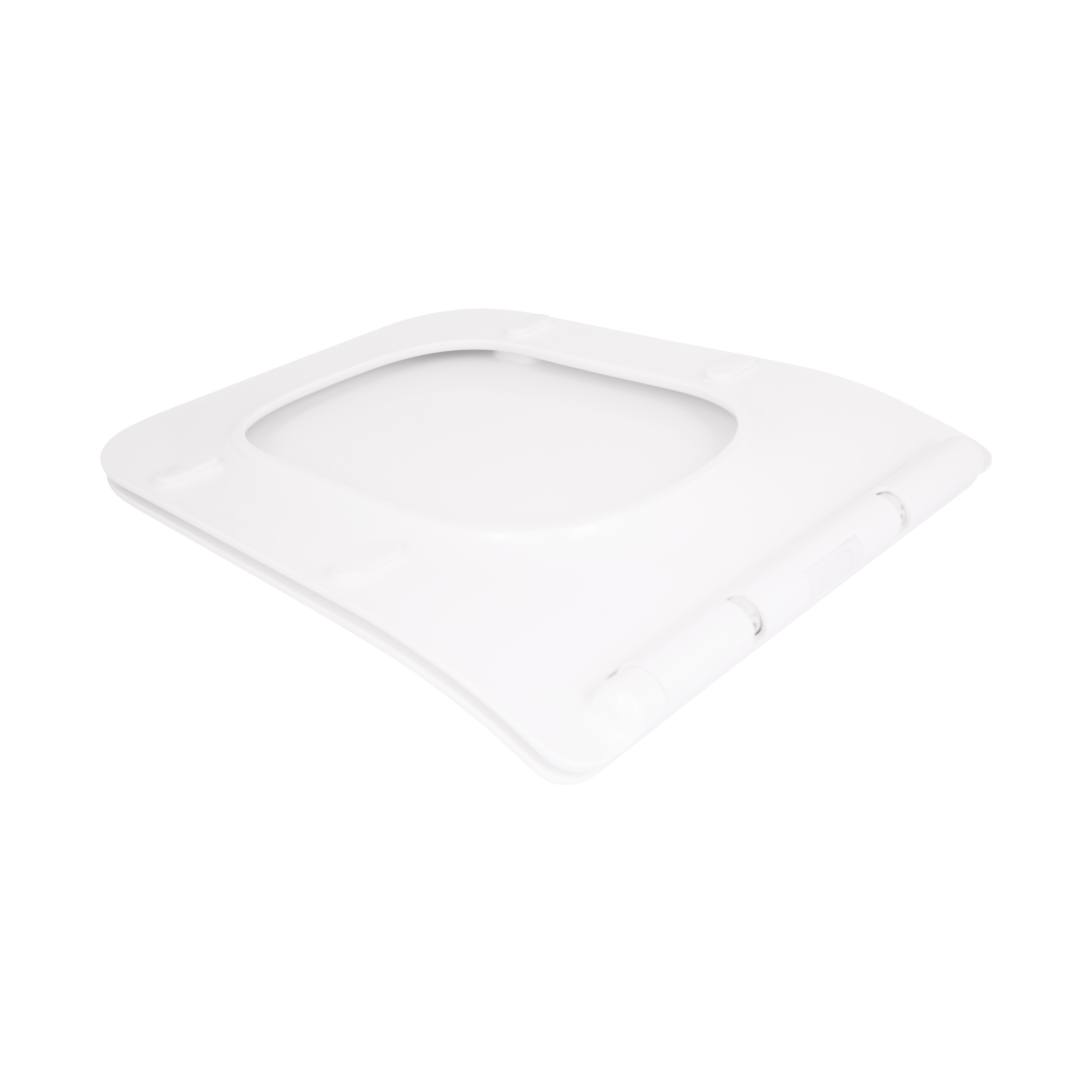 Qtap Сидіння для унітаза (Crow 640) 460x350x47 мм, White, з мікроліфтом, Slim Duroplast, Quick Release QTSC179W48700 — фото3
