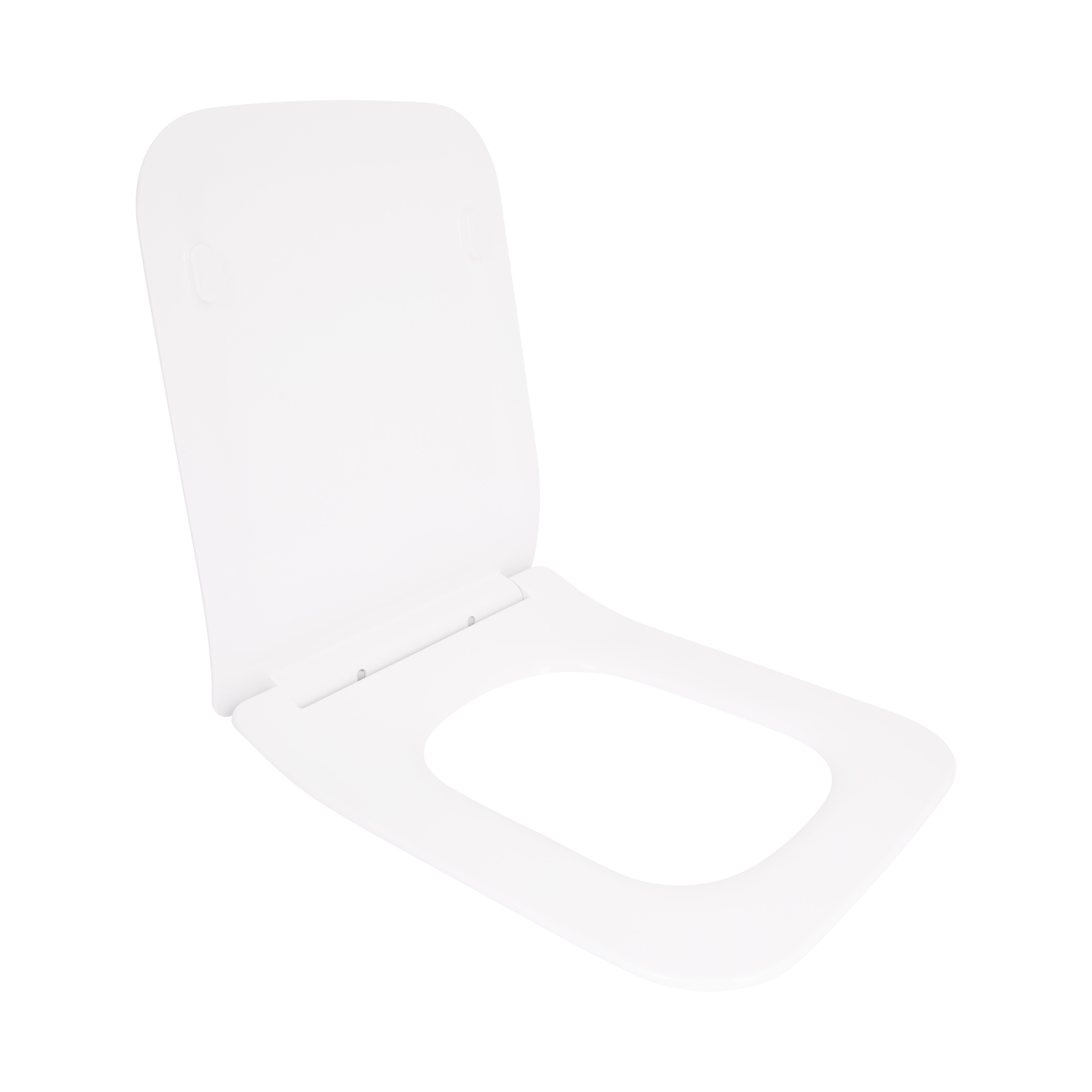 Qtap Сидіння для унітаза (Crow 640) 460x350x47 мм, White, з мікроліфтом, Slim Duroplast, Quick Release QTSC179W48700 — фото4