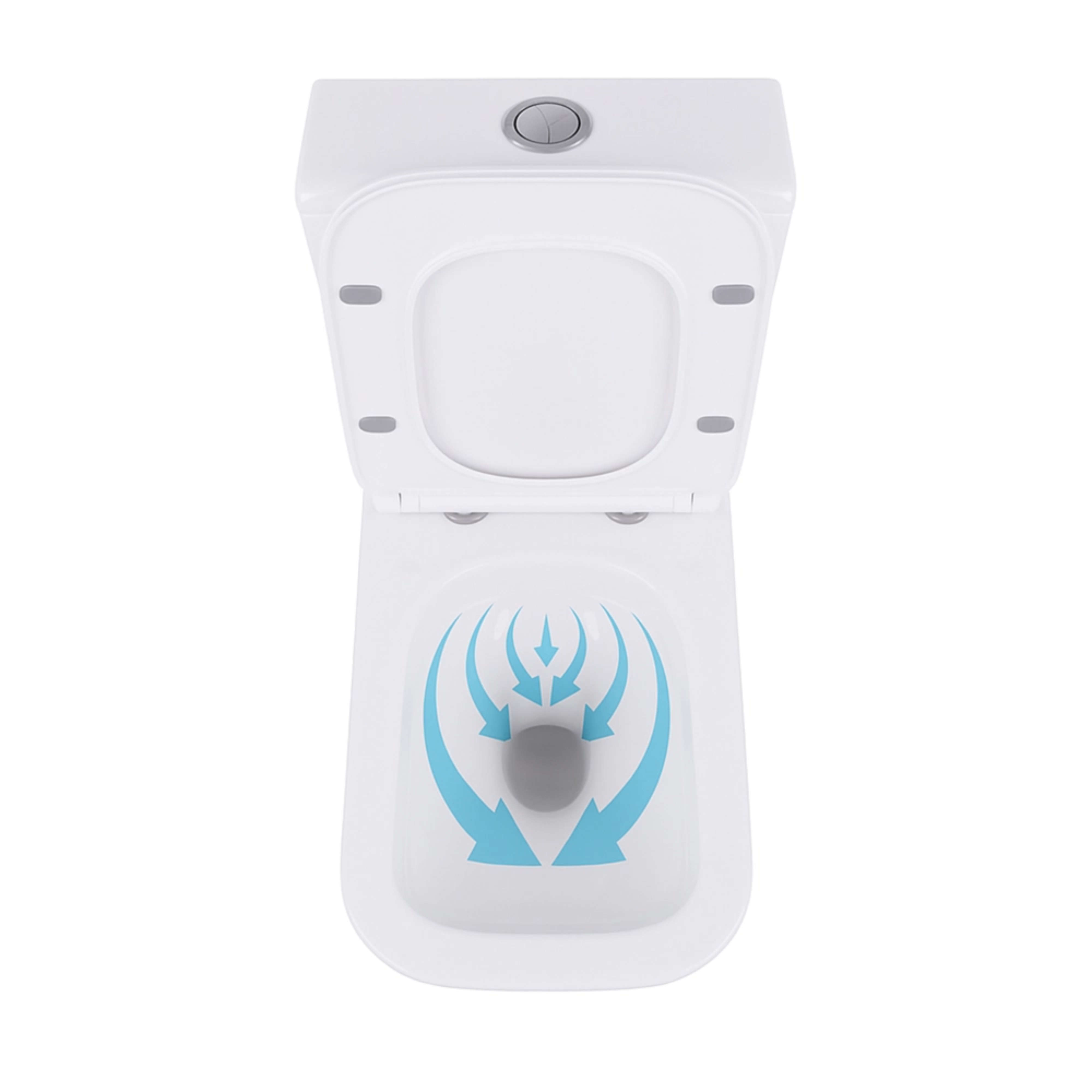 Унітаз підлоговий Qtap Crow Eco безобідковий з сідінням Soft-close QTCRO27W48750 — фото7