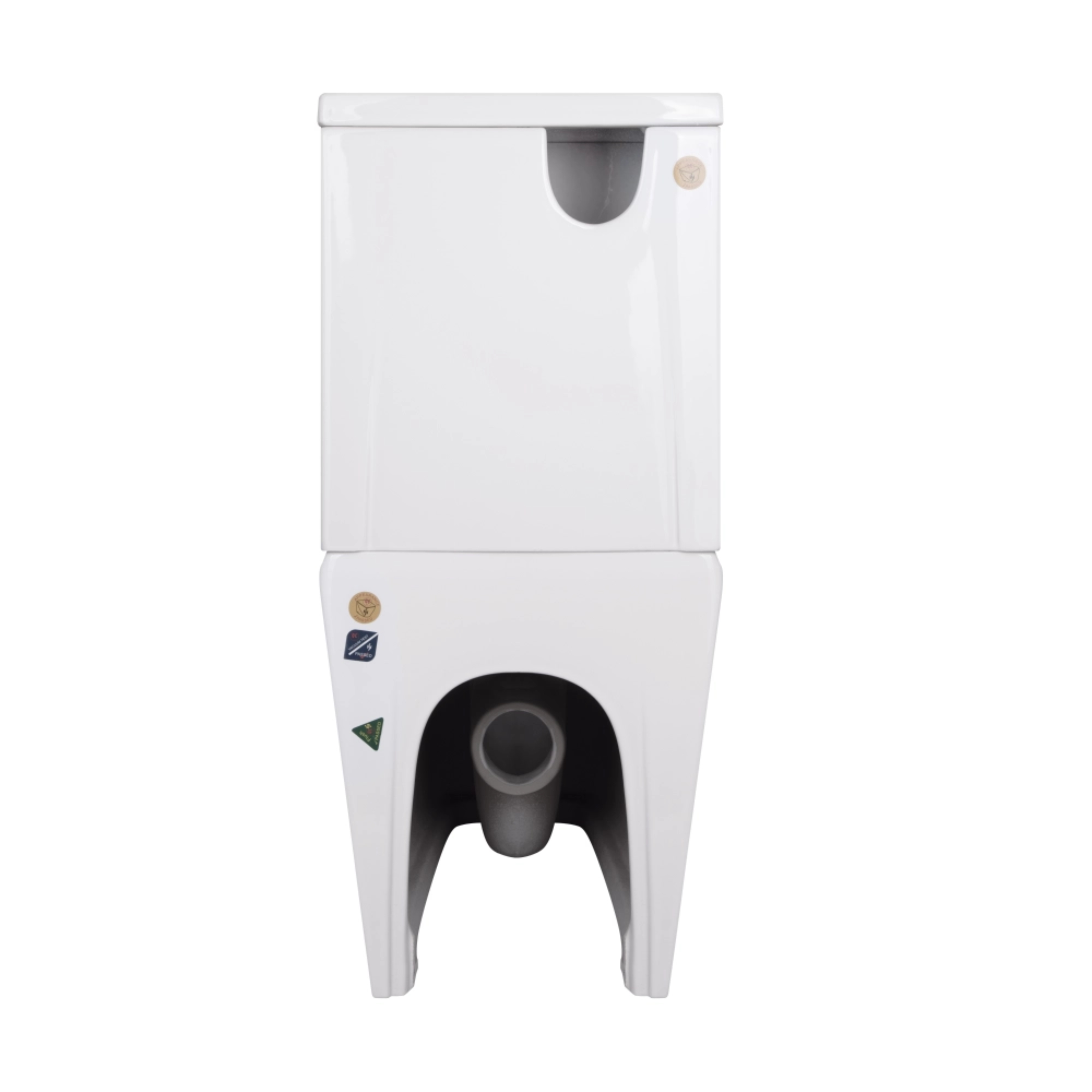 Унітаз підлоговий Qtap Crow Eco безобідковий з сідінням Soft-close QTCRO27W48750 — фото8