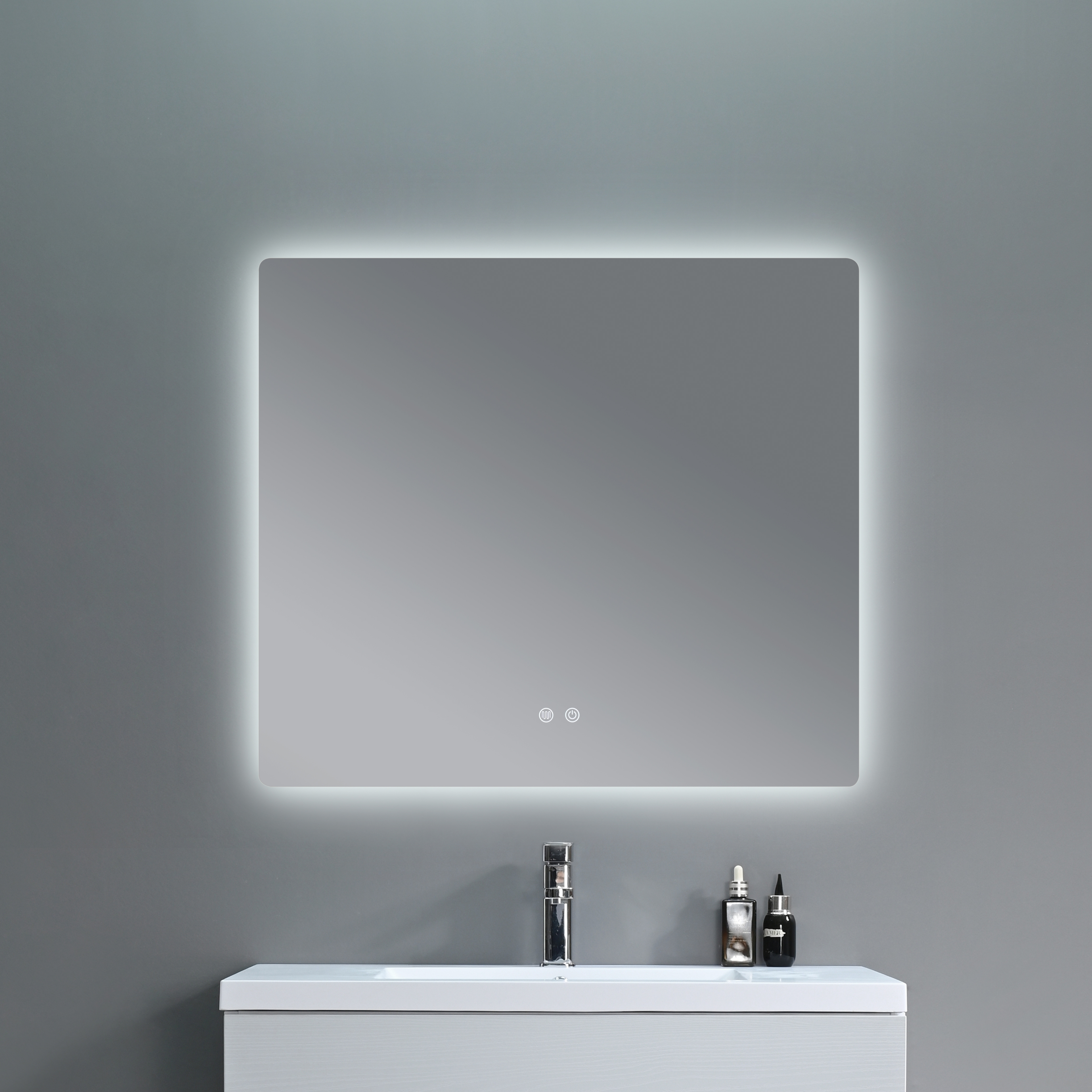 Дзеркало Qtap Taurus (TA2) 800×600 мм з LED-підсвічуванням Touch, з антизапотіванням, з димером, рег. темп. кольору (3000-6500K) QTTAU8006004895 — фото8