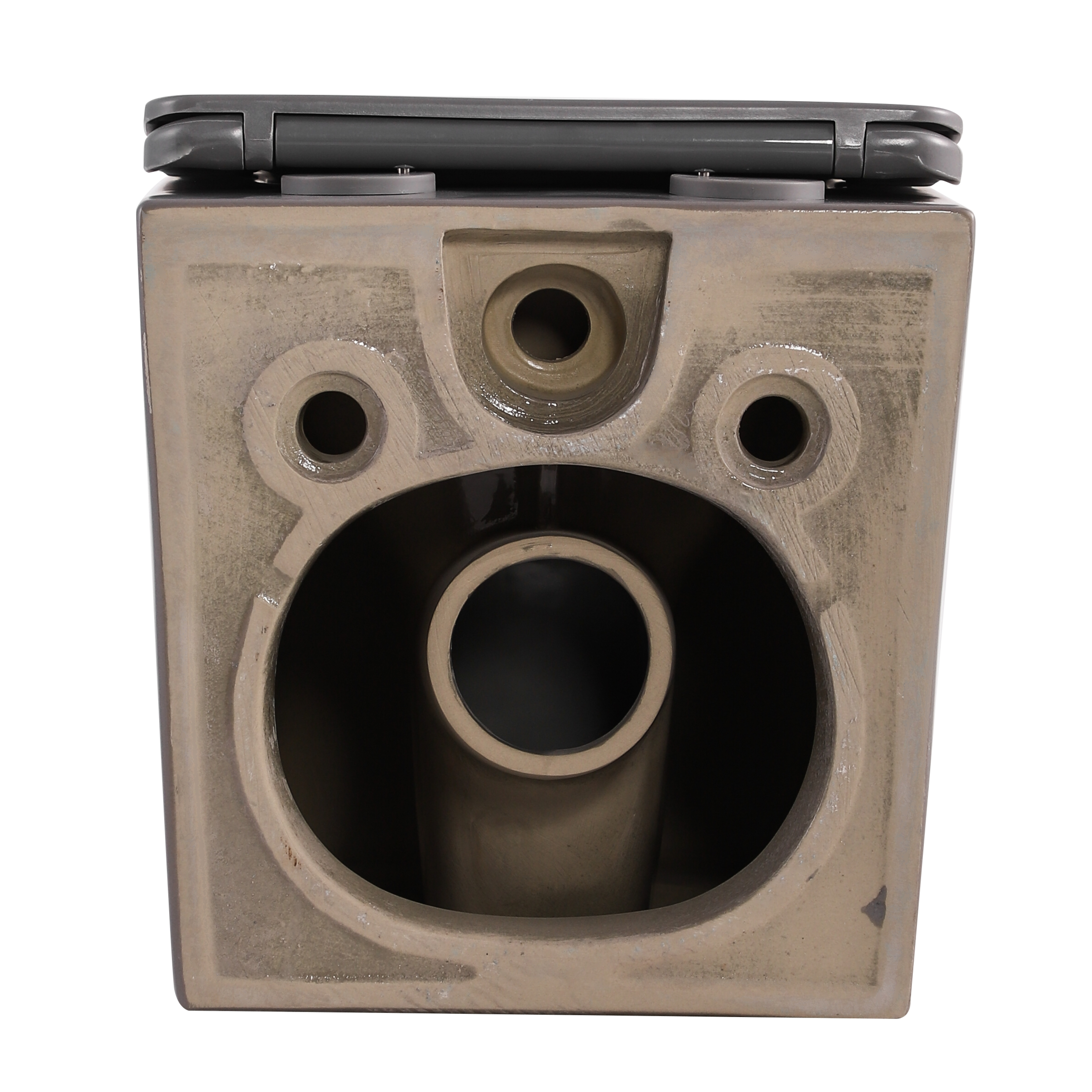 Унітаз підвісний Qtap Tern Ultra Quiet 520×345×325 мм, Stone grey, з сидінням Slim Duroplast / Soft-close / Quick Release QTTER26SG49000 — фото7