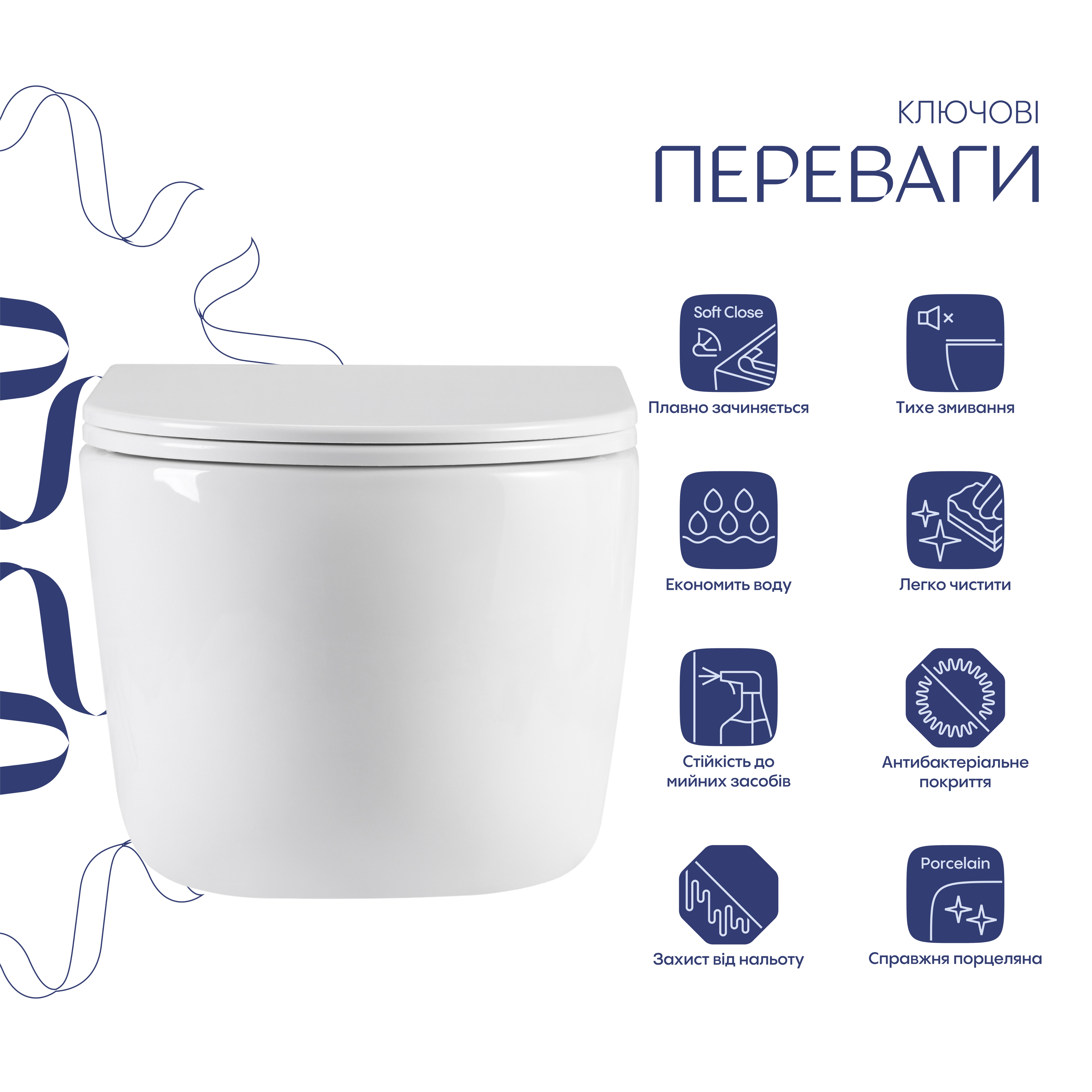 Унітаз підвісний Qtap Taurus Ultra Quiet 515×360×350 мм, White, з сидінням Slim Duroplast / Soft-close / Quick Release QTTAU26W49116 — фото3