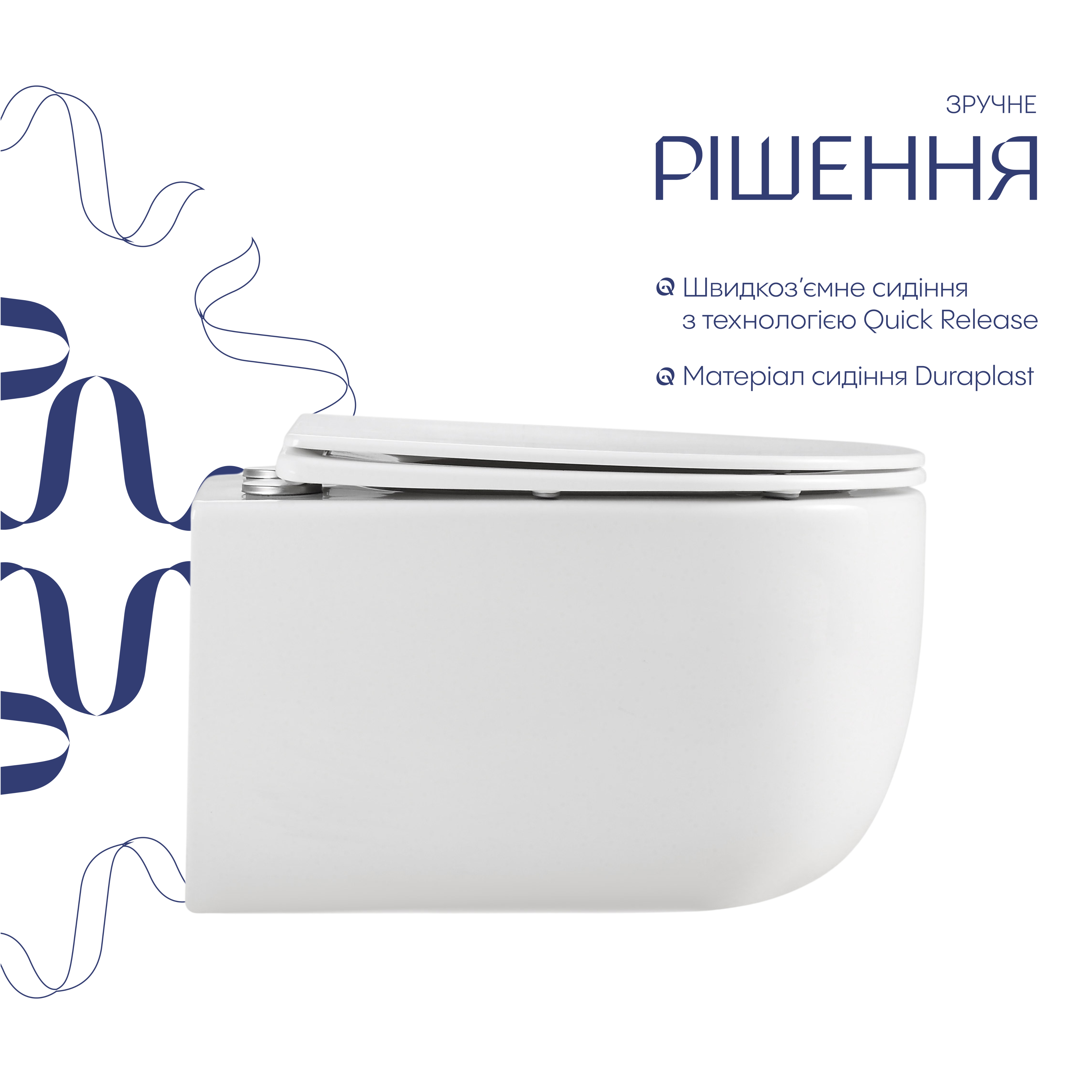 Унітаз підвісний Qtap Taurus Ultra Quiet 515×360×350 мм, White, з сидінням Slim Duroplast / Soft-close / Quick Release QTTAU26W49116 — фото4