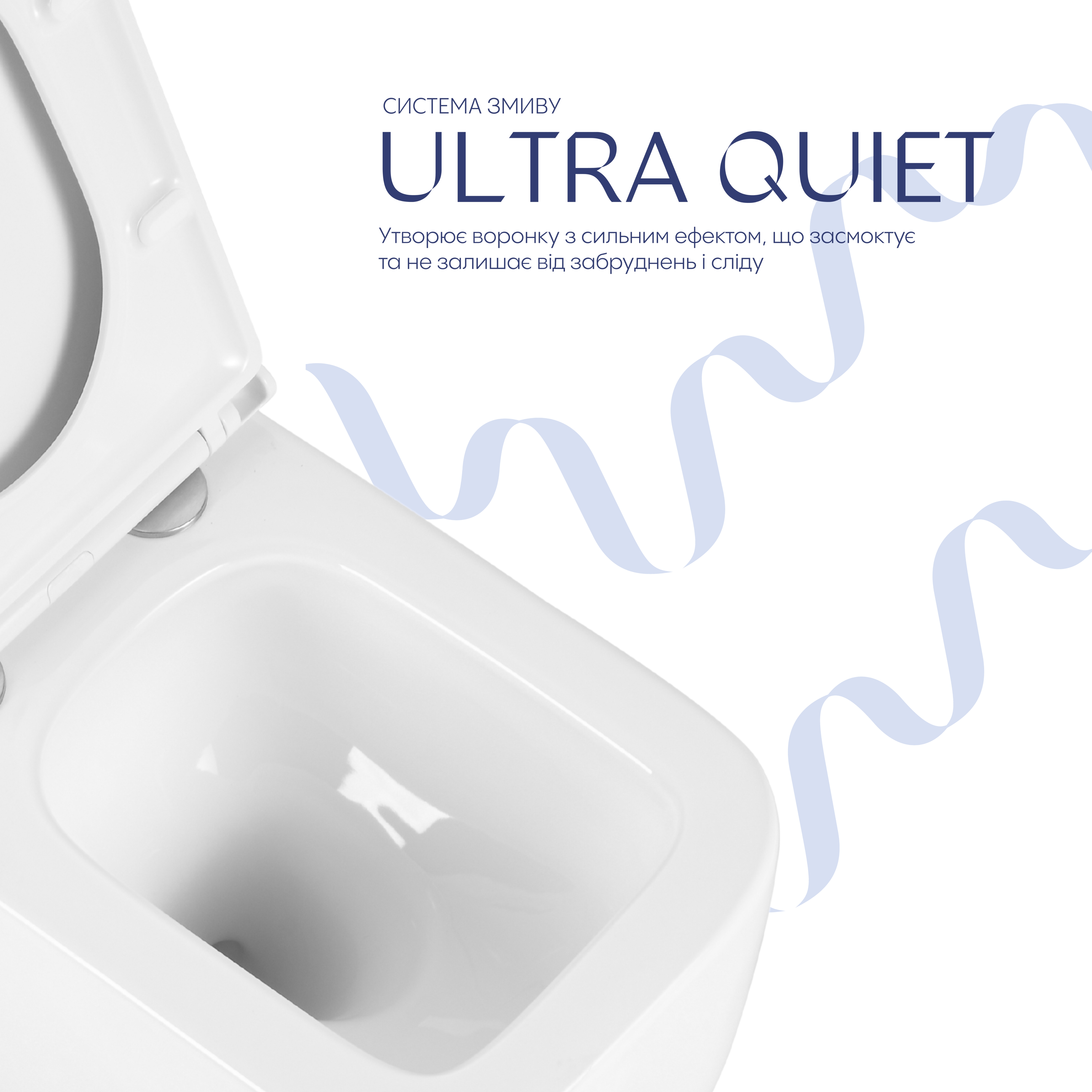 Унітаз підвісний Qtap Gemini Ultra Quiet 485×340×350 мм, White, з сидінням Slim Duroplast / Soft-close / Quick Release QTTAU26W49119 — фото5