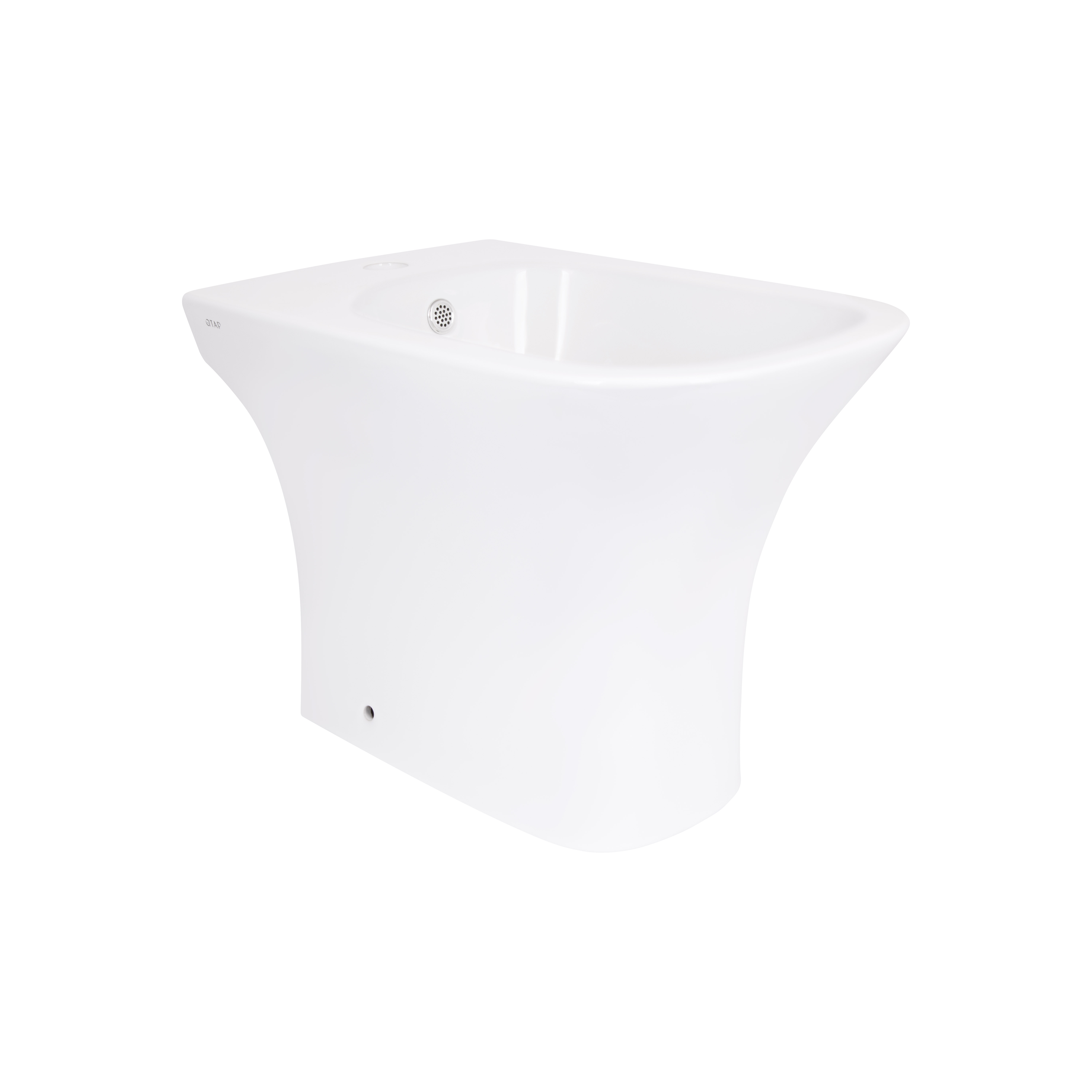 Біде підлогове Qtap Presto Quadro 540×340×400 мм, White QTPRE29W49124
