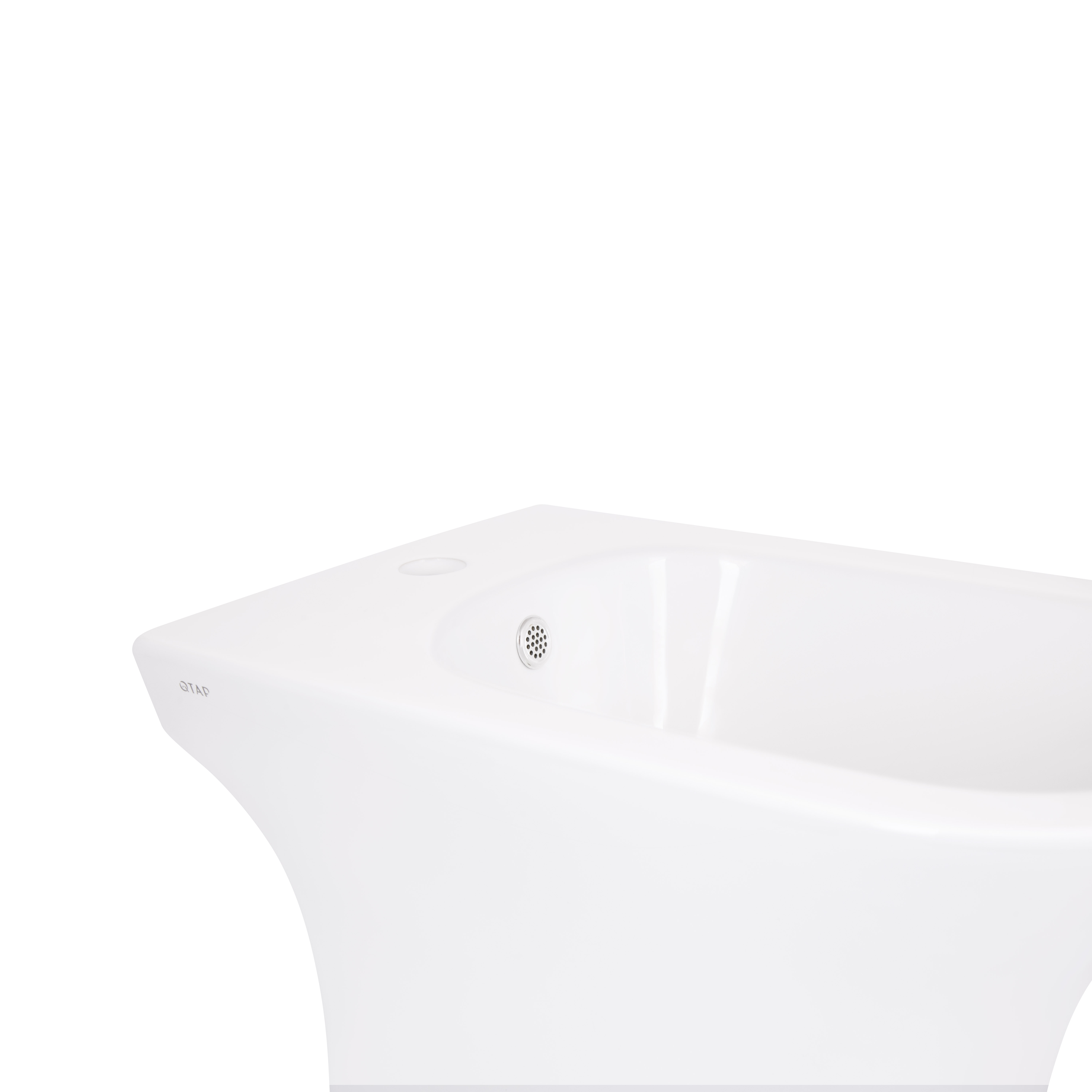 Біде підлогове Qtap Presto Quadro 540×340×400 мм, White QTPRE29W49124 — фото5