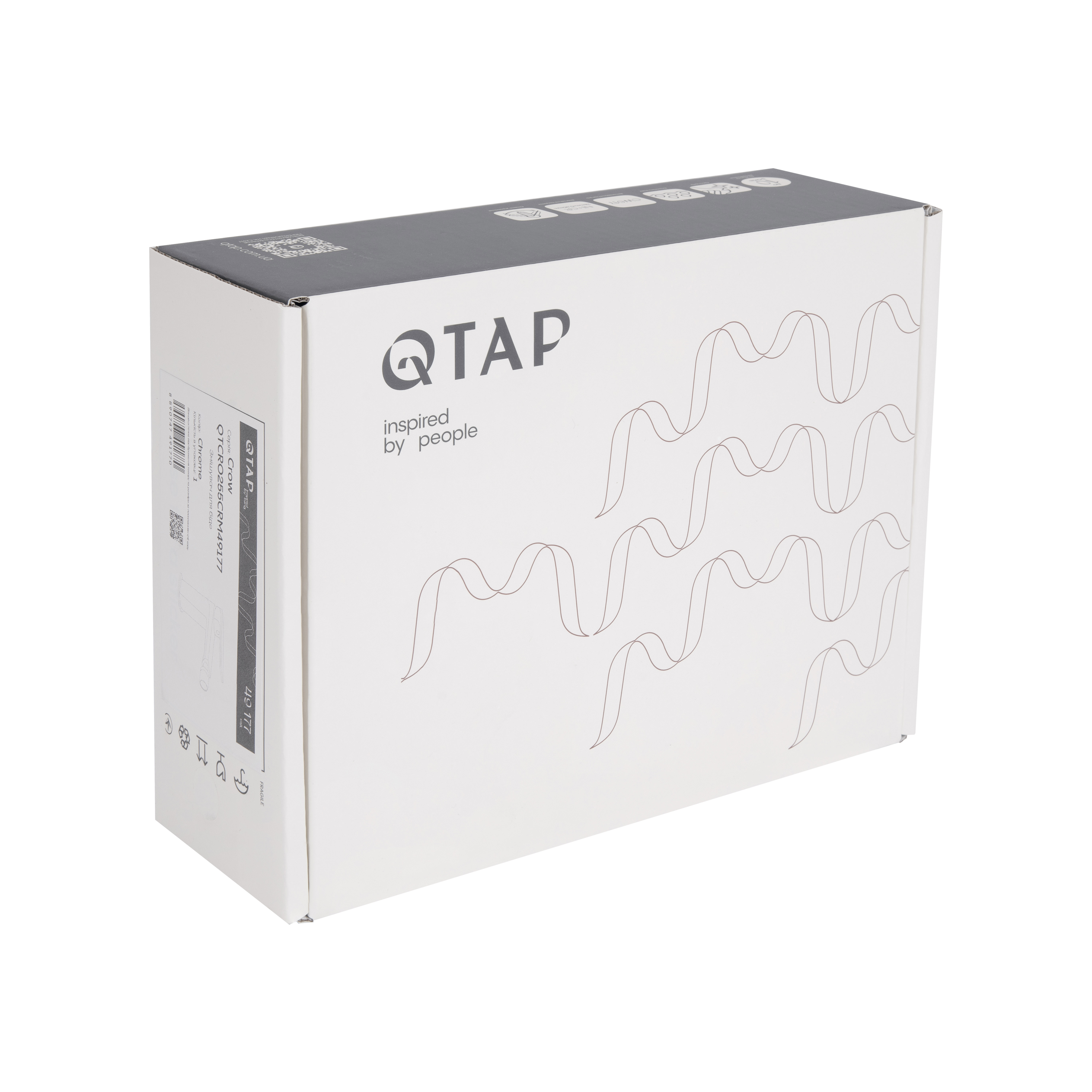 Змішувач для биде Qtap Crow  QTCRO255CRM49177 Chrome — фото8