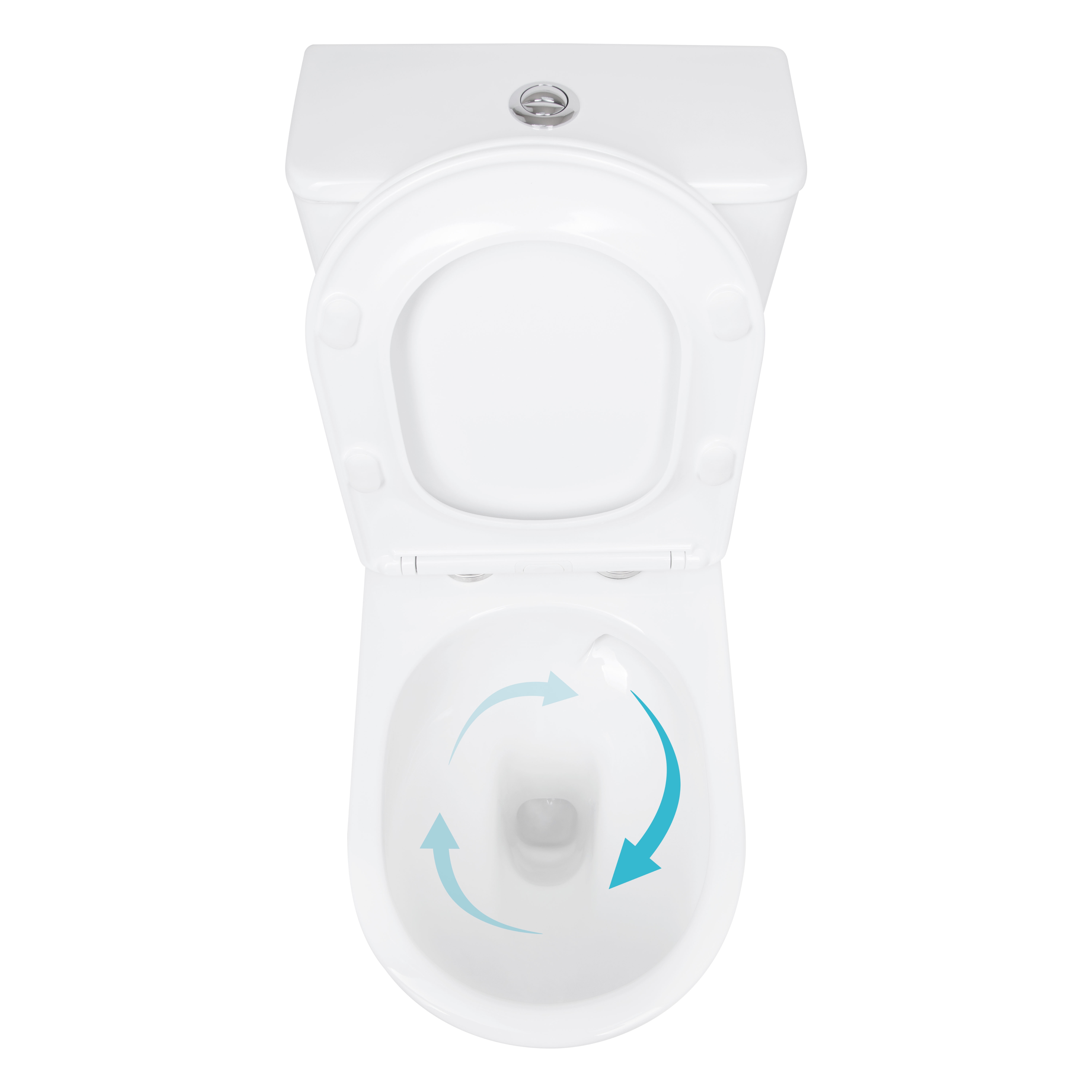 Унітаз підлоговий Qtap Evia Ultra Quiet 630×350×795 мм з сидінням Soft-close, White QTEVI27W49258 — фото6
