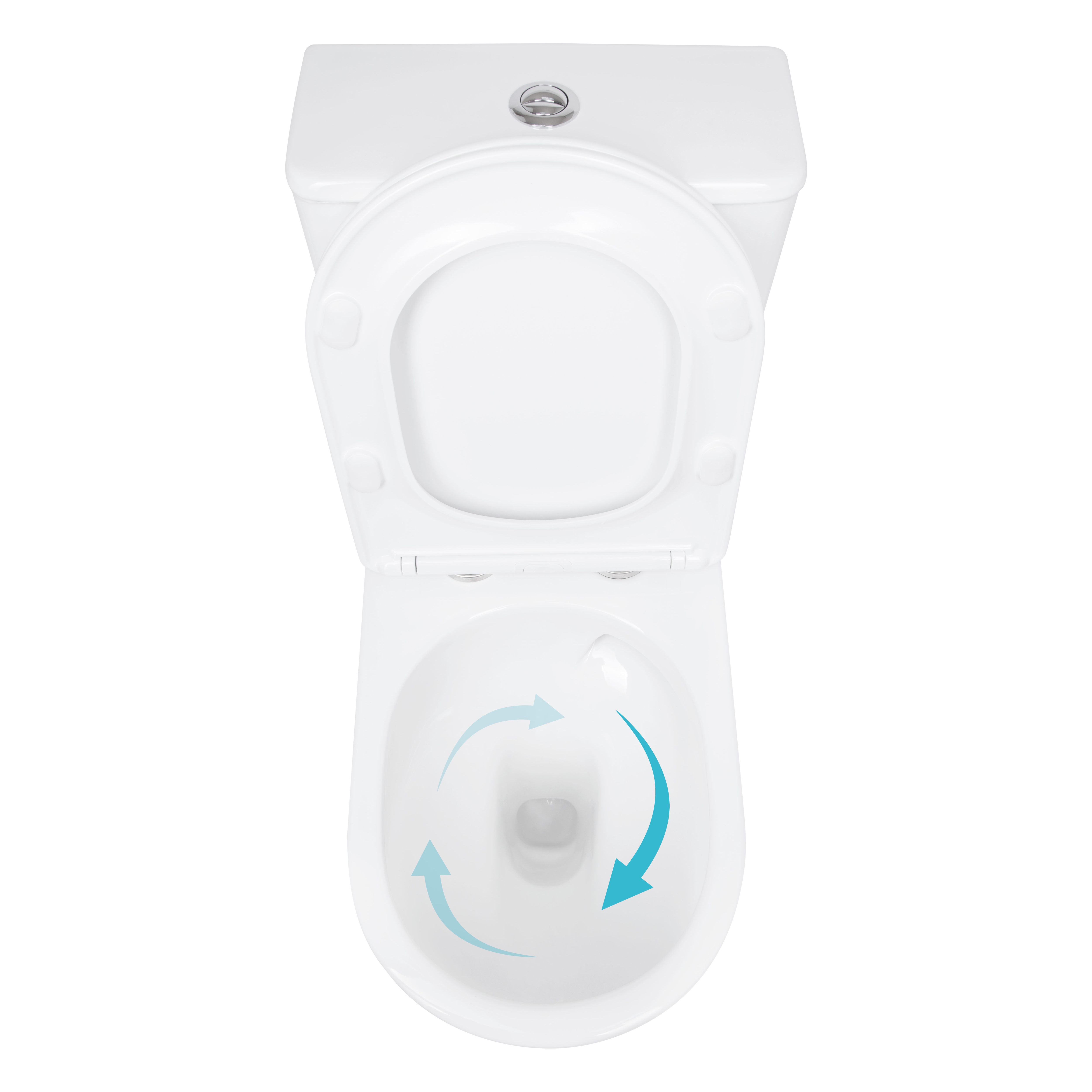 Унітаз підлоговий Qtap Arvin Ultra Quiet 630×350×795 мм з сидінням Soft-close, White QTARV27W49259 — фото6