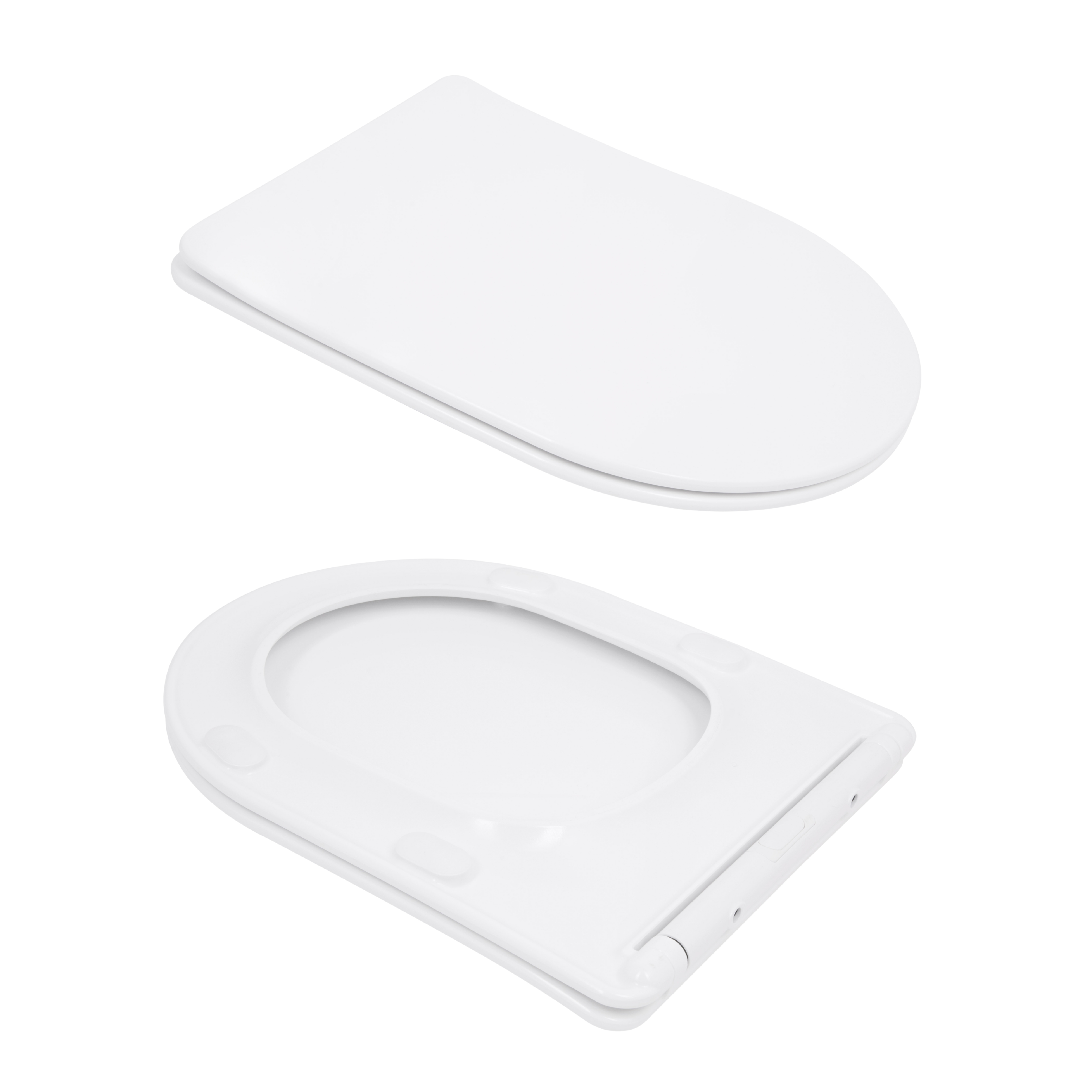 Унітаз підлоговий Qtap Arvin Ultra Quiet 630×350×795 мм з сидінням Soft-close, White QTARV27W49259 — фото8