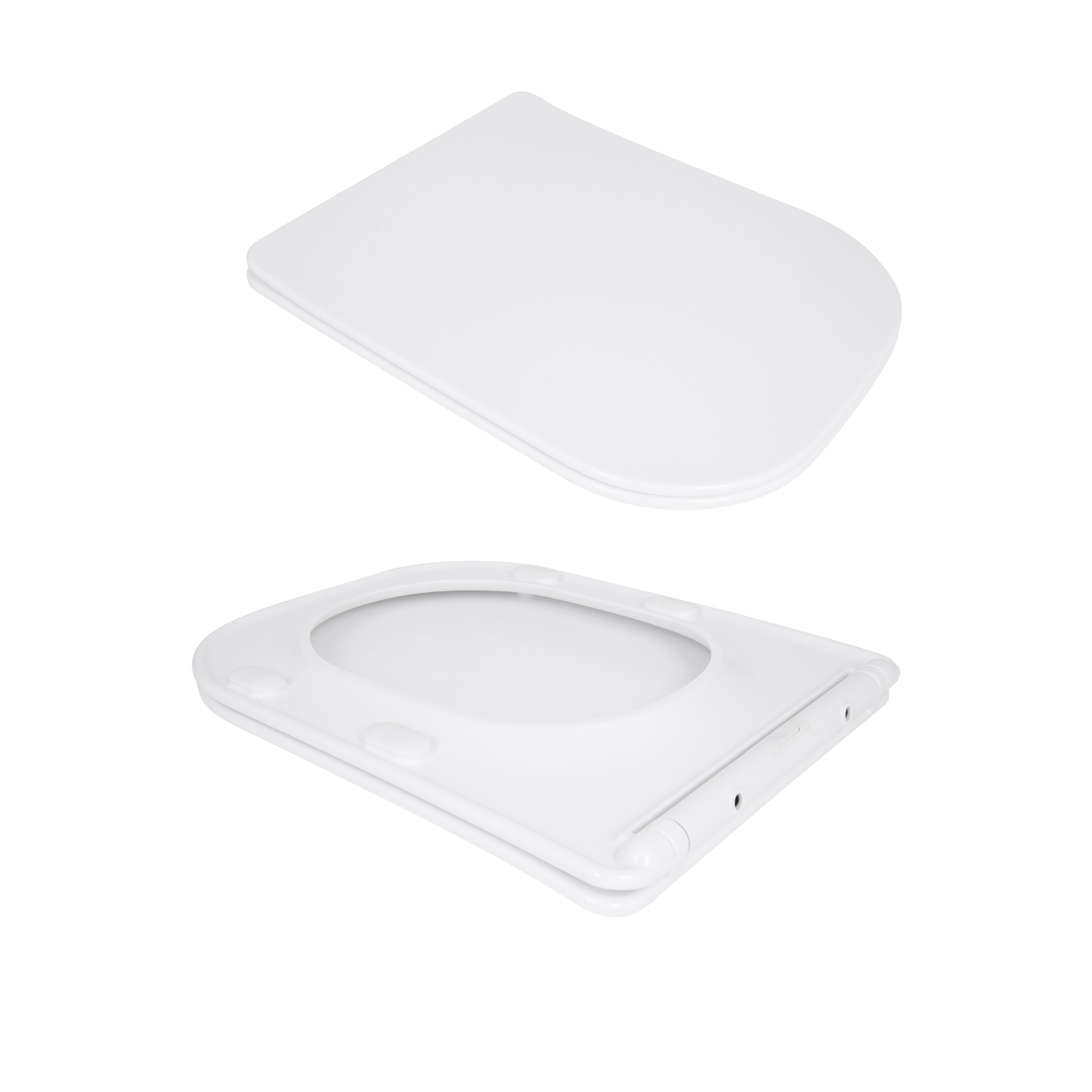 Унітаз підлоговий Qtap Stork Ultra Quiet 630×350×805 мм із сидінням Soft-close, White QTSTO27W49260 — фото8
