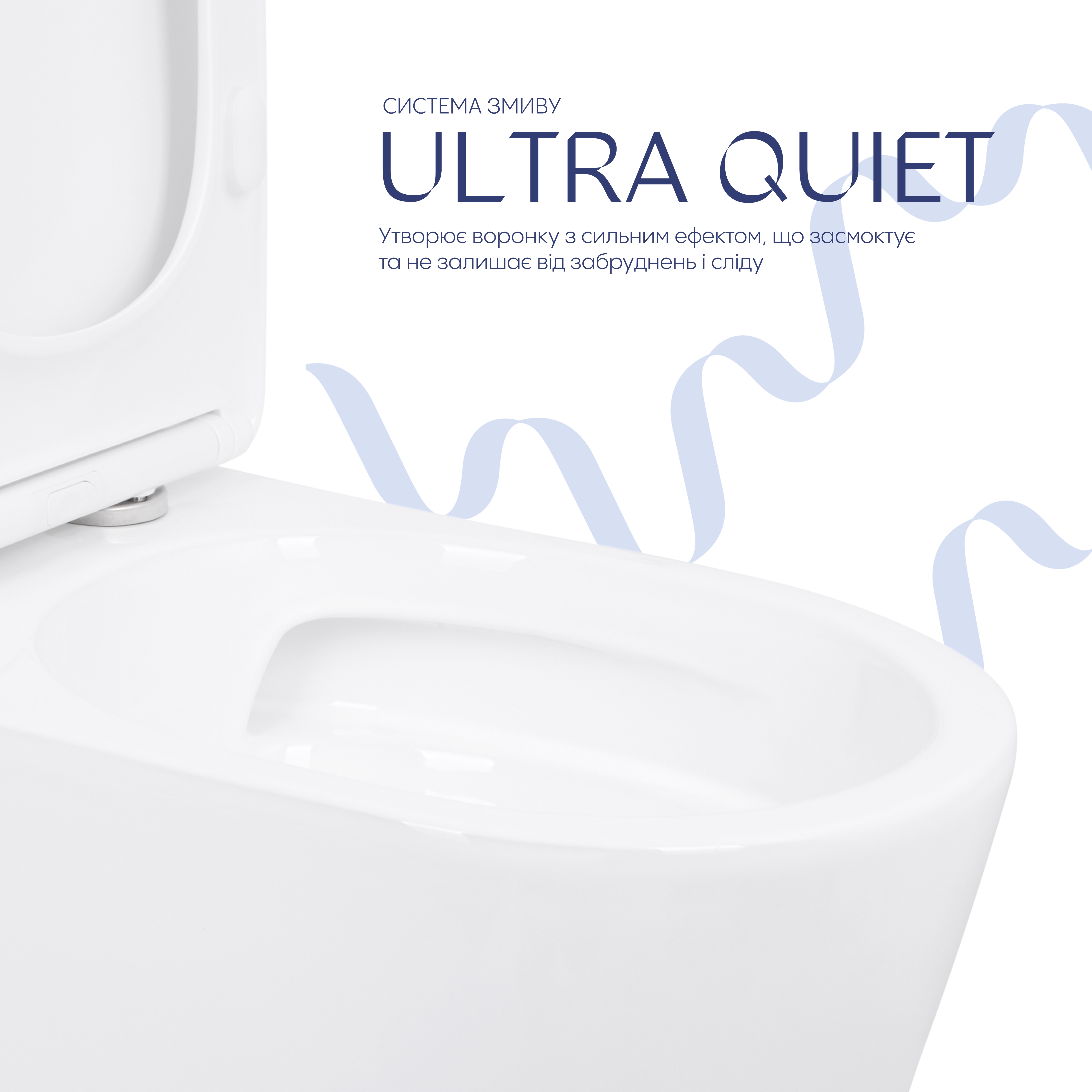 Унітаз підлоговий Qtap Leo Ultra Quiet 620×355×790 мм з сидінням Soft-close, White QTLEO27W49261 — фото5