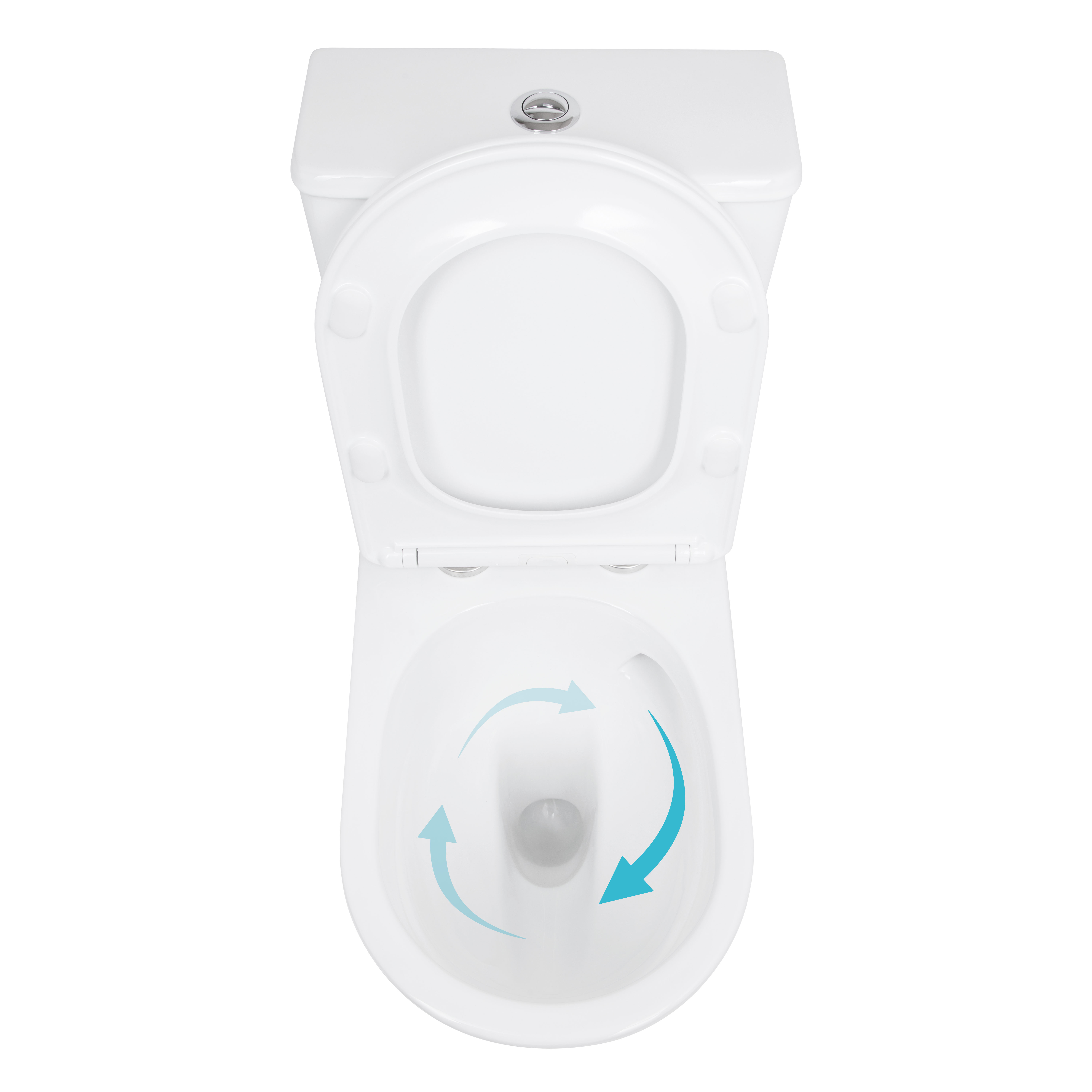 Унітаз підлоговий Qtap Leo Ultra Quiet 620×355×790 мм з сидінням Soft-close, White QTLEO27W49261 — фото6