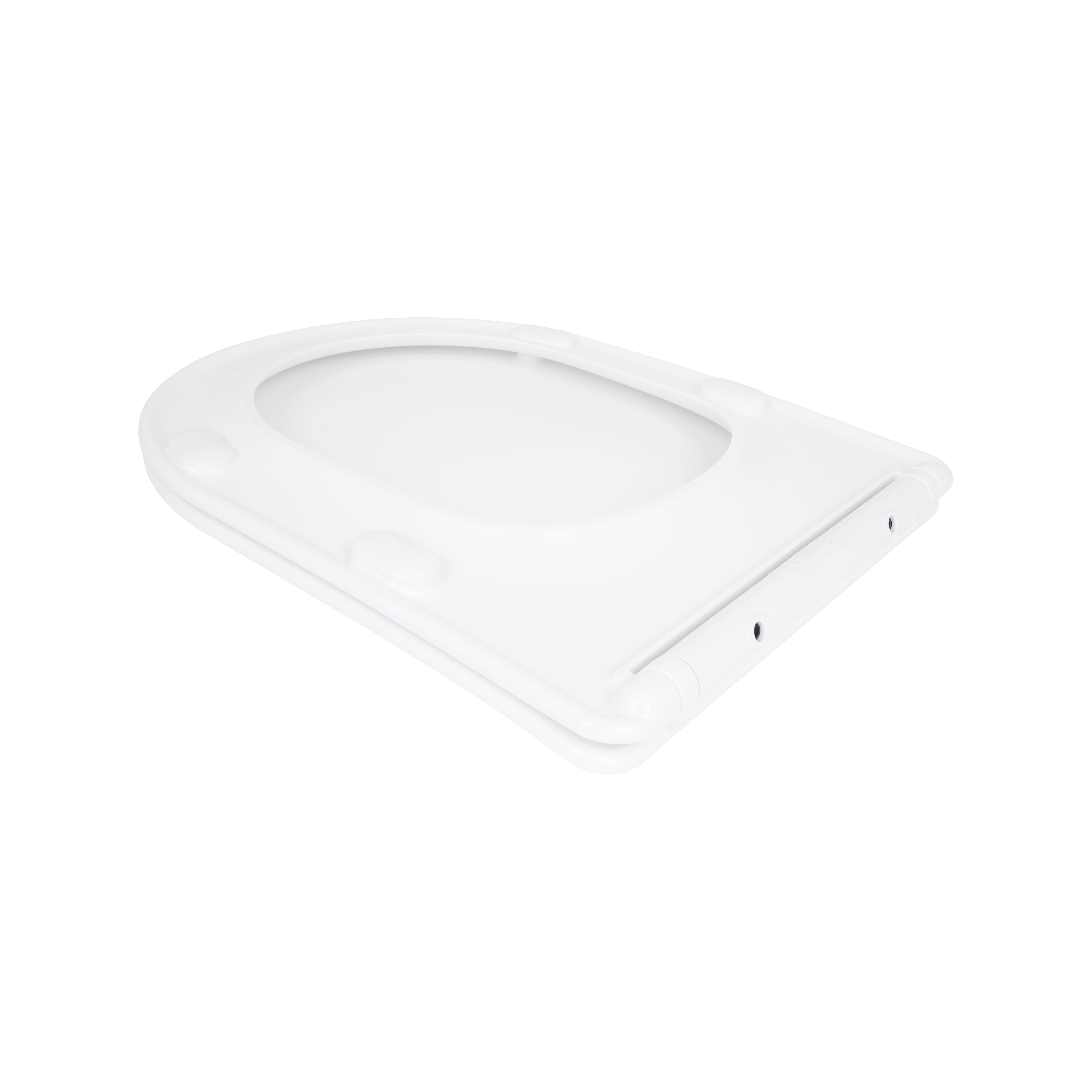 Сиденье для унитаза Qtap (Evia, Arvin, Leo 630) 410x330x22 мм, White, с микролифтом, Slim Duroplast, Quick Release QTSC179W49264 — фото4