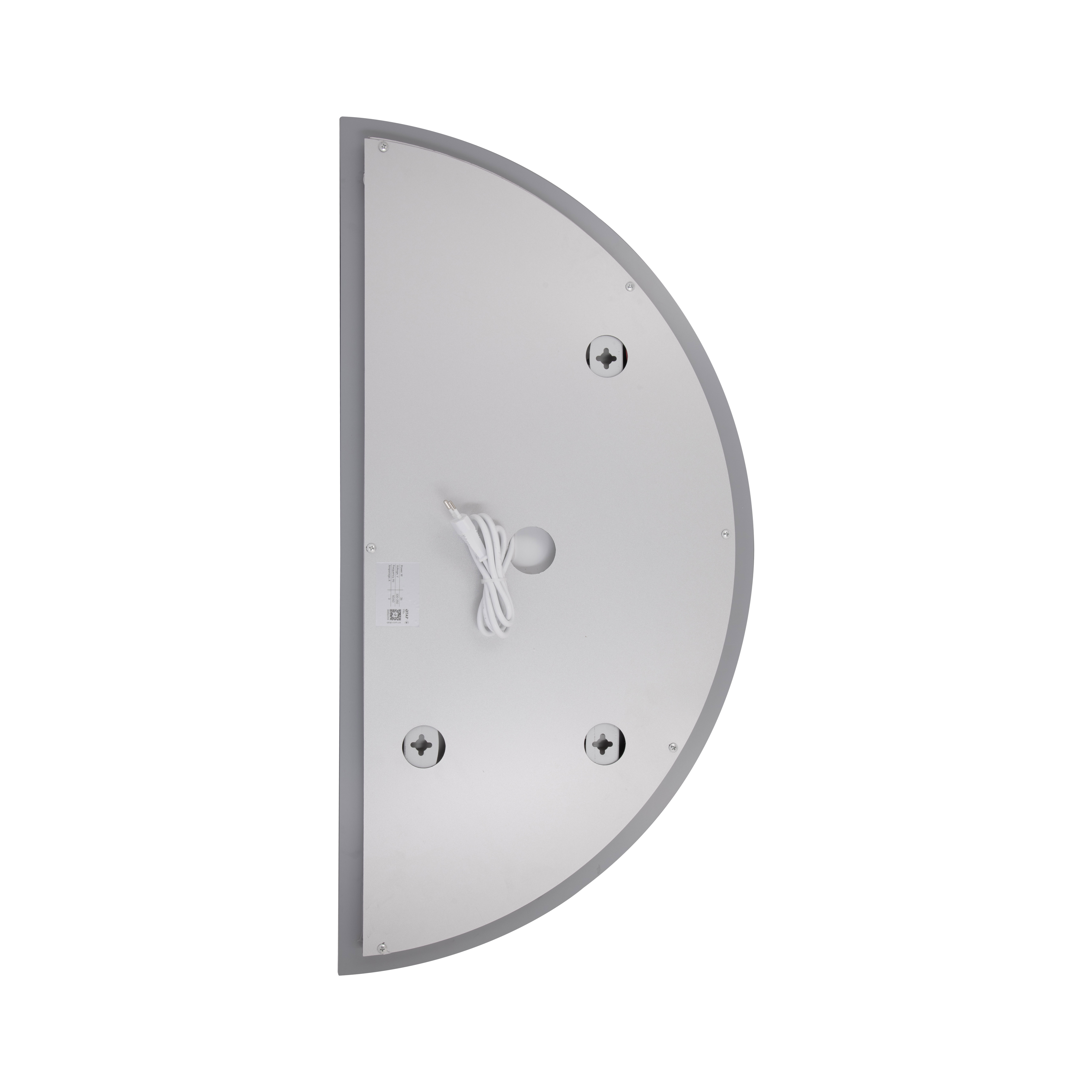 Дзеркало Qtap Taurus HR800 з LED-підсвічуванням Touch, з антизапотіванням, з димером, рег. темп. кольору (3000-6500K) QTTAUHR800 — фото8