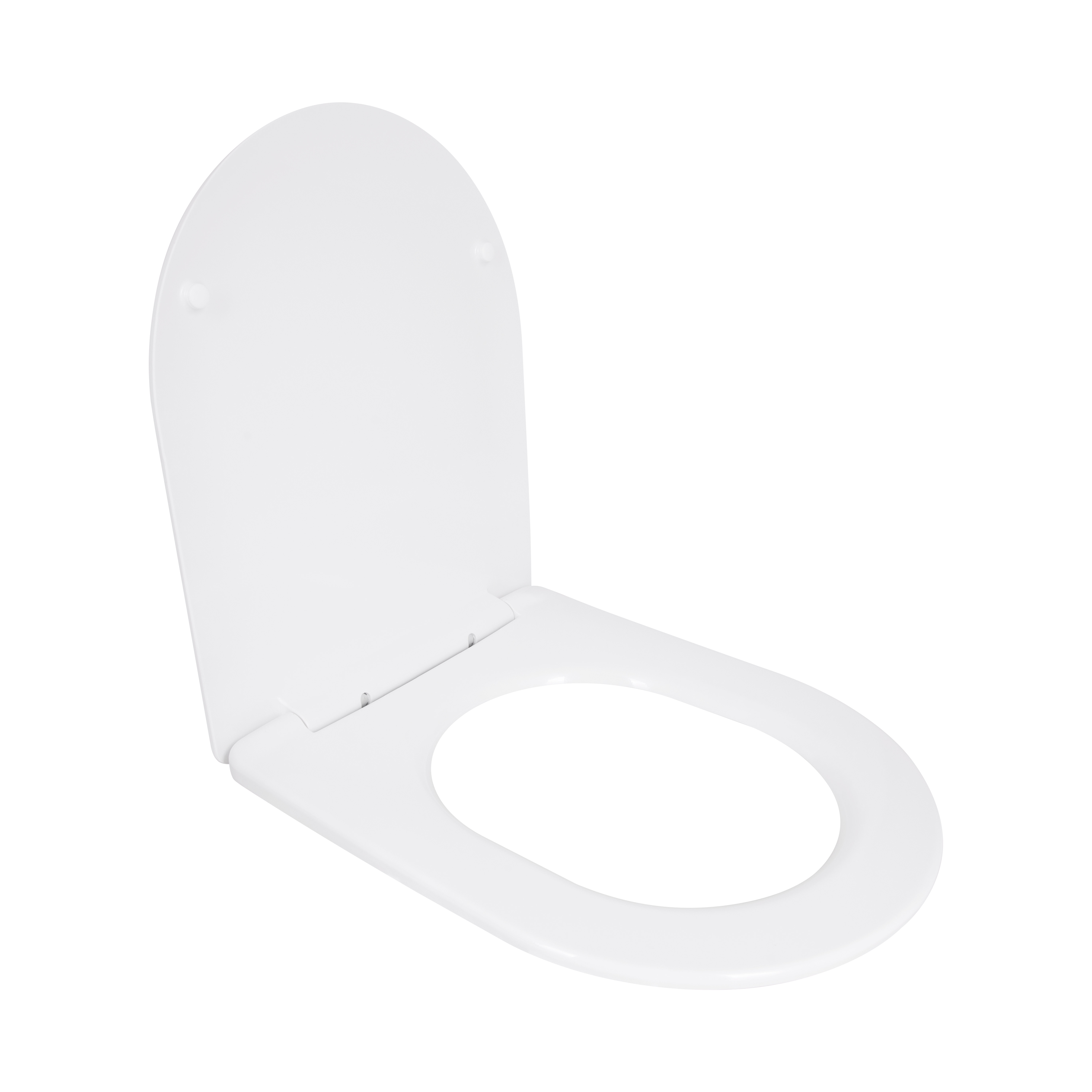 Сидіння для унітазу Qtap (Taurus 490) 422x360x30 мм, White, з мікроліфтом, Slim Duroplast, Quick Release QTSC179W49383 — фото3