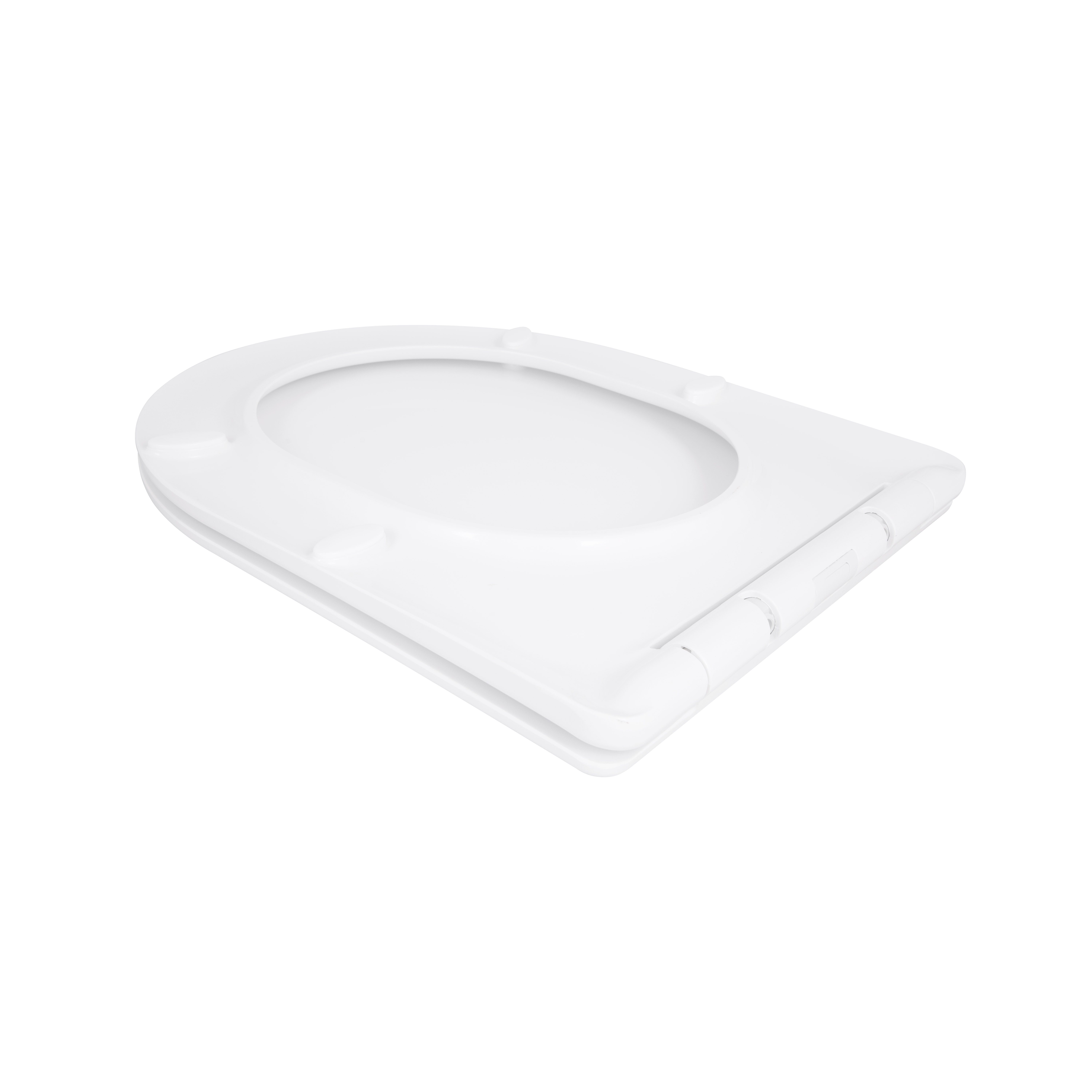 Сидіння для унітазу Qtap (Taurus 490) 422x360x30 мм, White, з мікроліфтом, Slim Duroplast, Quick Release QTSC179W49383 — фото4