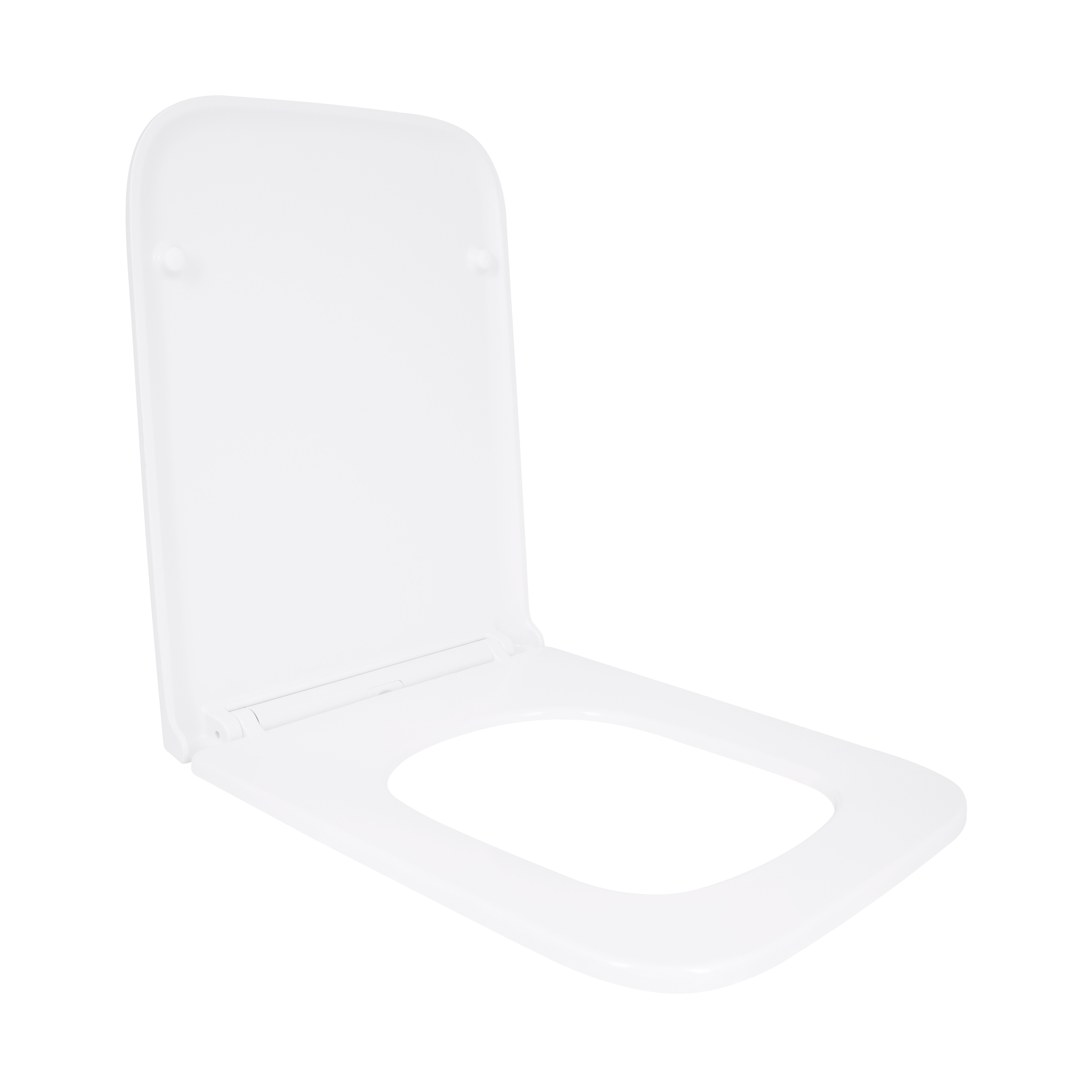 Сидіння для унітазу Qtap (Gemini 520) 448x357x38,5 мм, White, з мікроліфтом, Slim Duroplast, Quick Release QTSC179W49386 — фото3