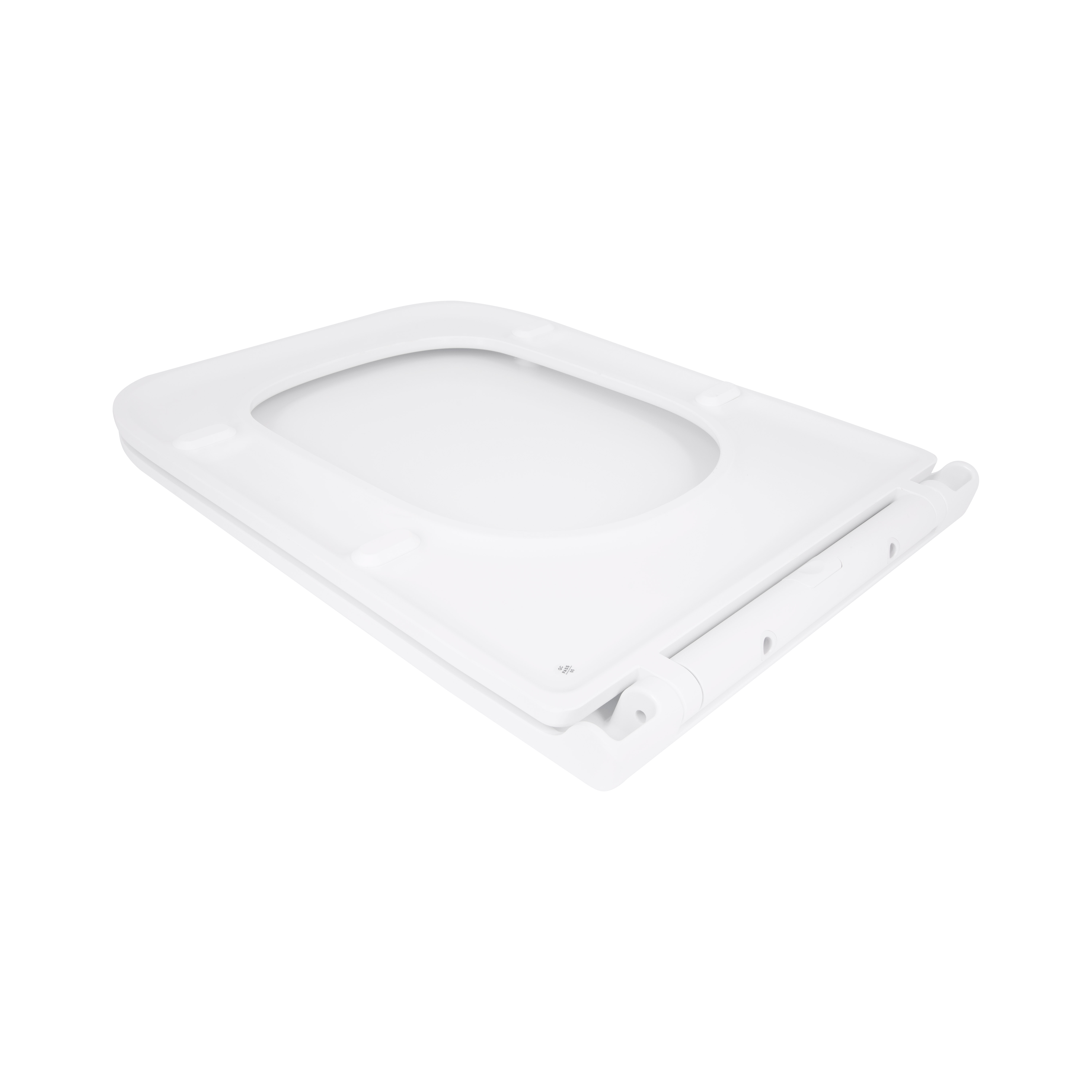 Сидіння для унітазу Qtap (Gemini 520) 448x357x38,5 мм, White, з мікроліфтом, Slim Duroplast, Quick Release QTSC179W49386 — фото4