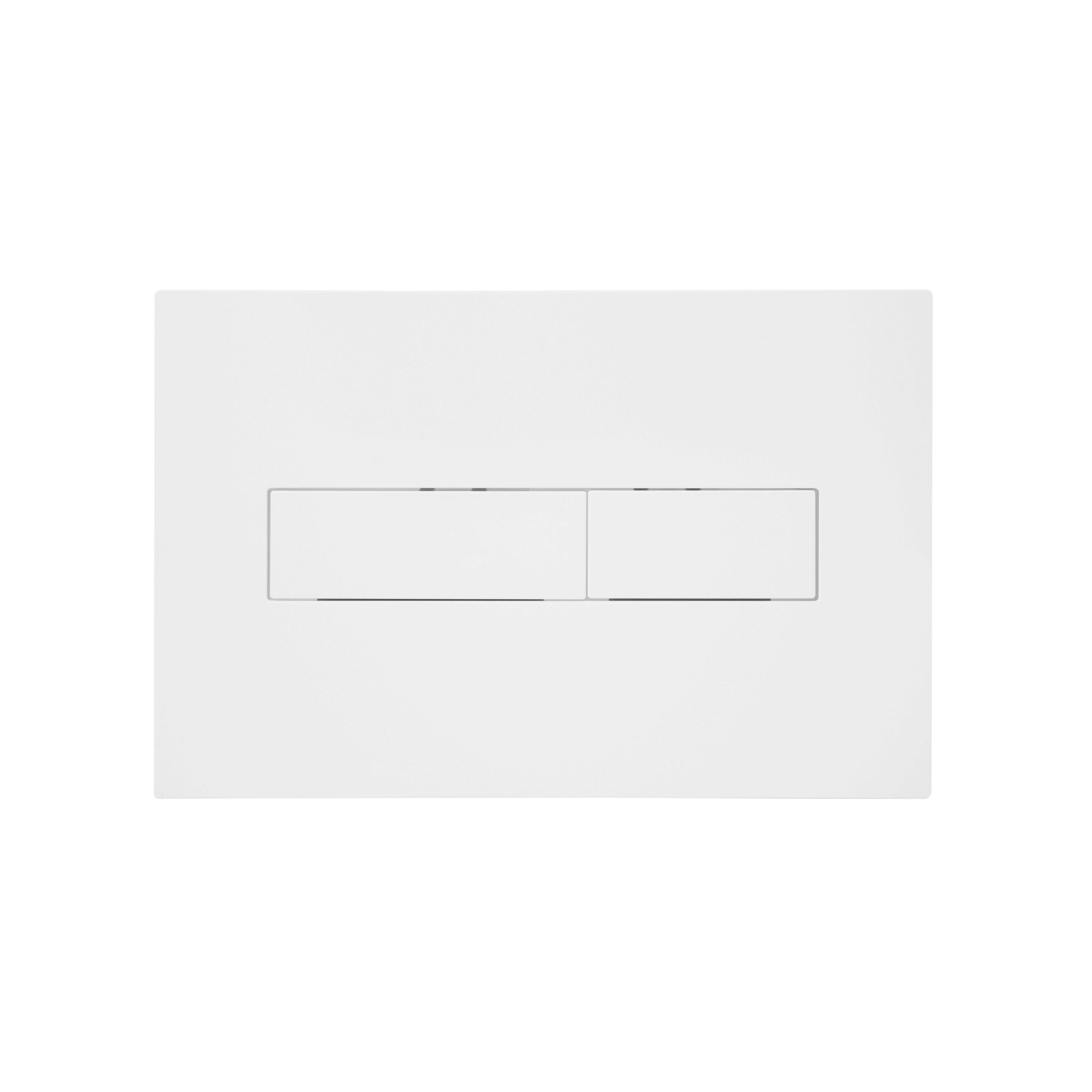 Клавіша змиву Qtap Standard 152x236x28 мм, White, лінійна QTSTD164W49471