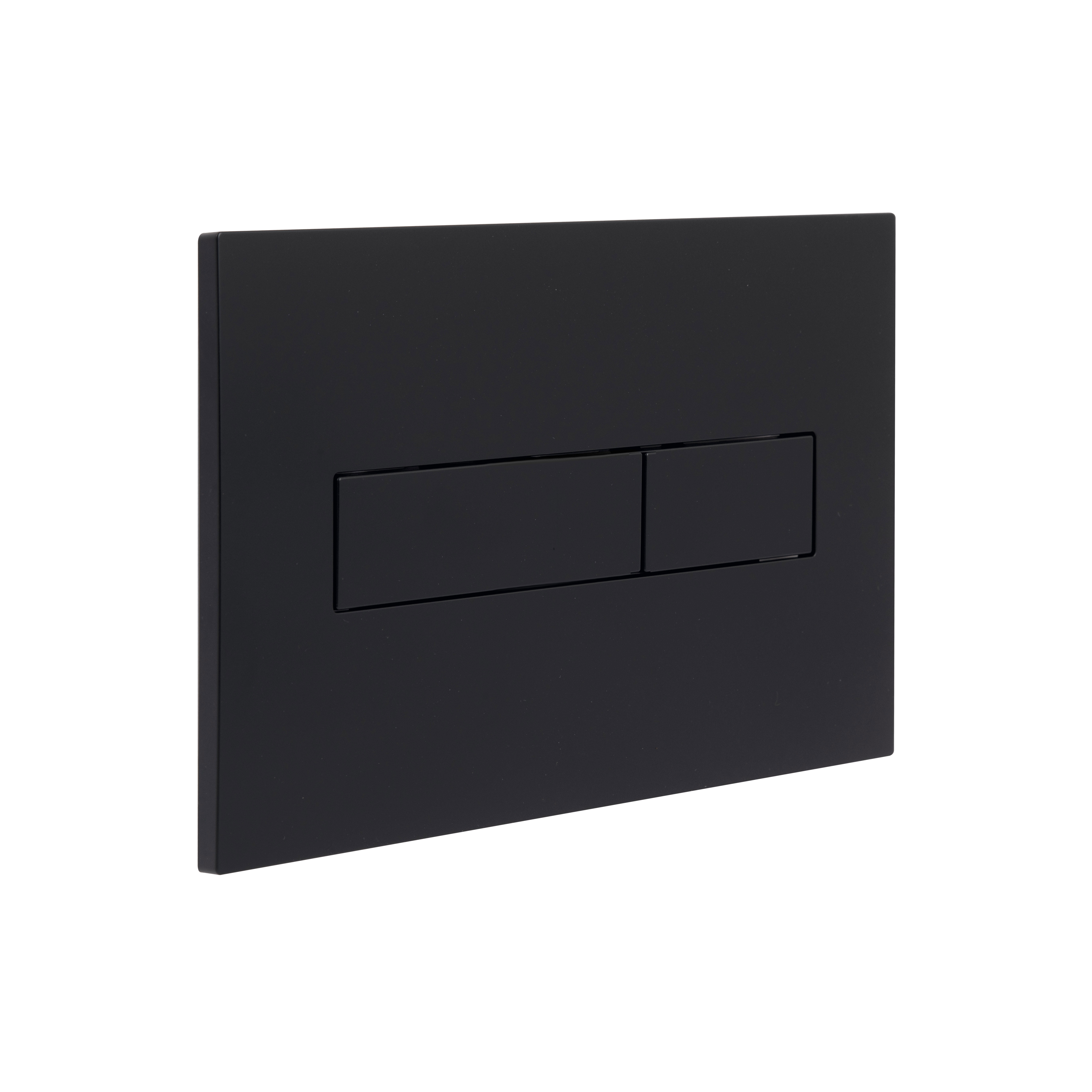 Клавіша змиву Qtap Standard 152x236x28 мм, Matt Black, лінійна QTSTD164BLM49473 — фото3