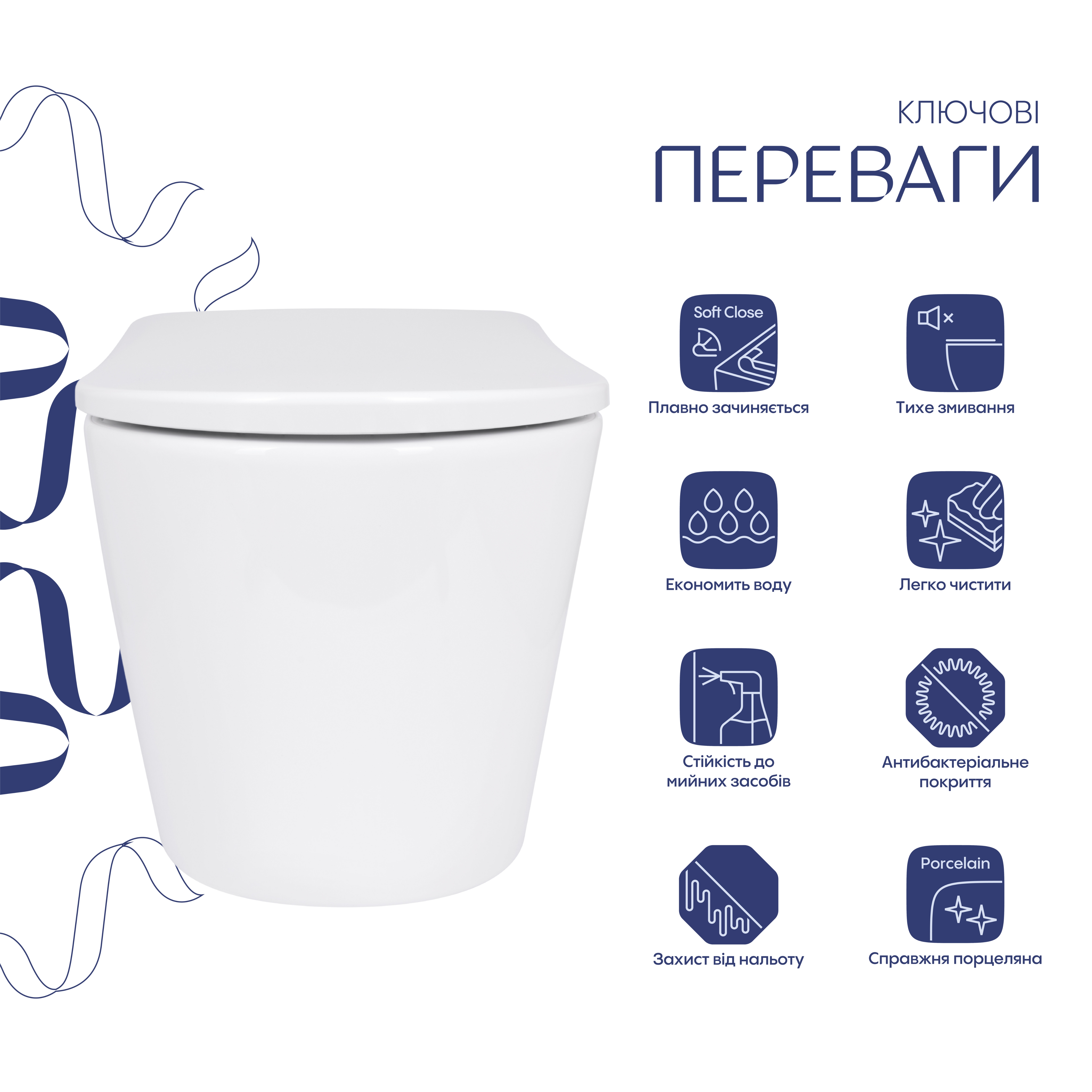 Унітаз підвісний Qtap Scorpio ML Ultra Quiet 520x365x365 мм, з сидінням Soft-close MagLock, White QTSCOML26W49624 — фото3