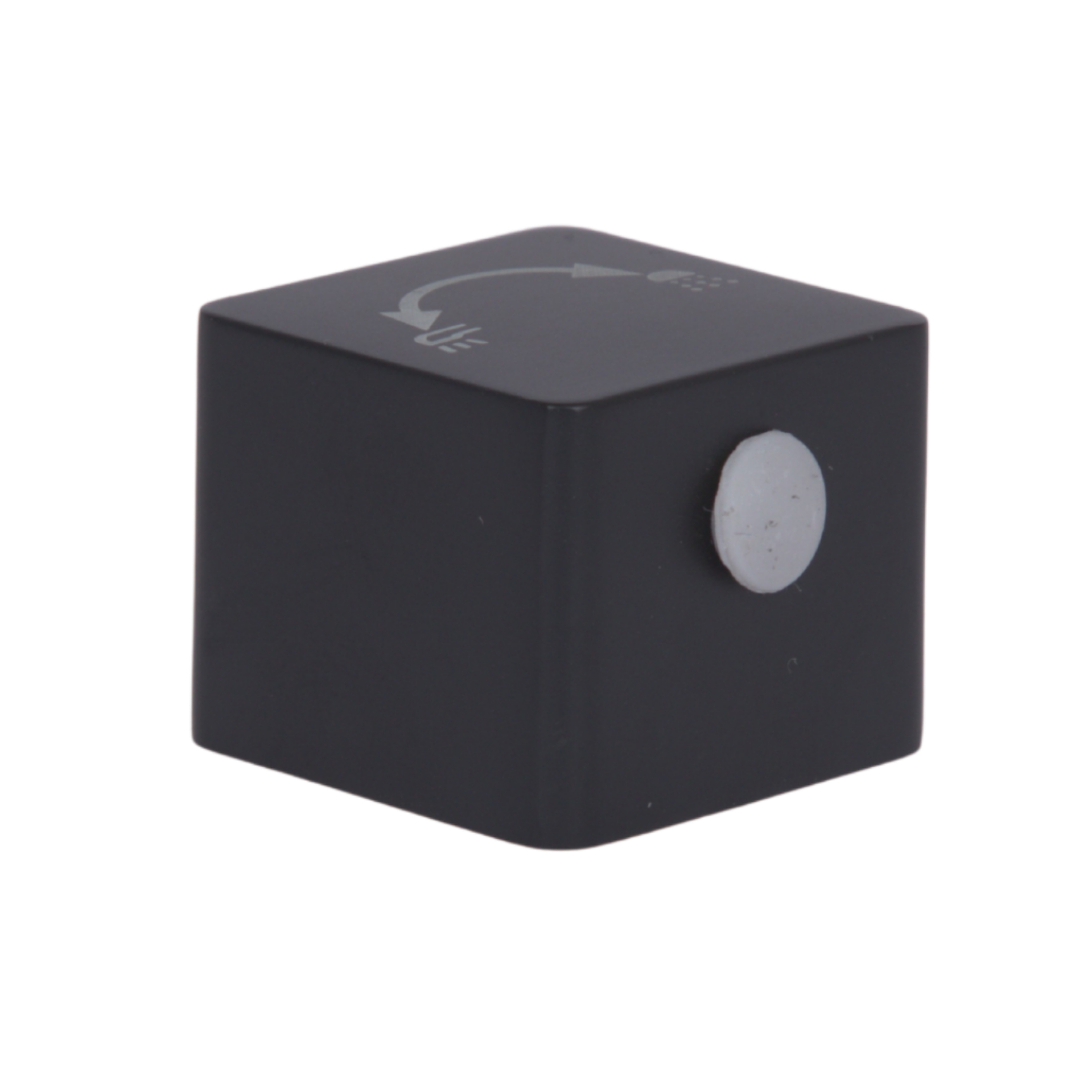 Ручка Qtap (24,1x30x30) для душової системи прихованого монтажу на два споживача Gemini Matt Black QTGEM2413030BLA50061 — фото2