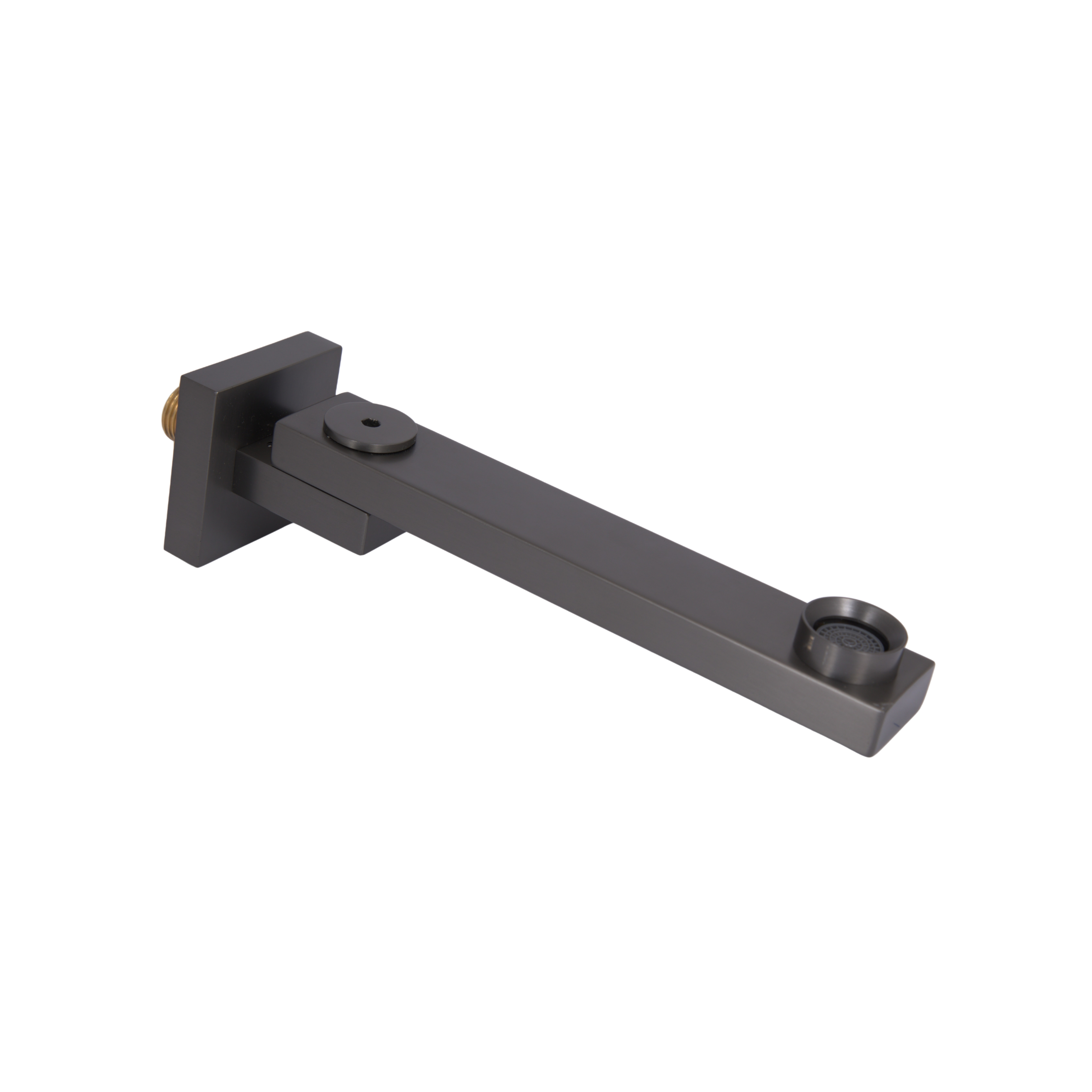 Вилив Qtap (59,4x59,4x247) для душової системи прихованого монтажу Gemini Gunmetal Black PVD QTGEM594594247GMB50130 — фото3