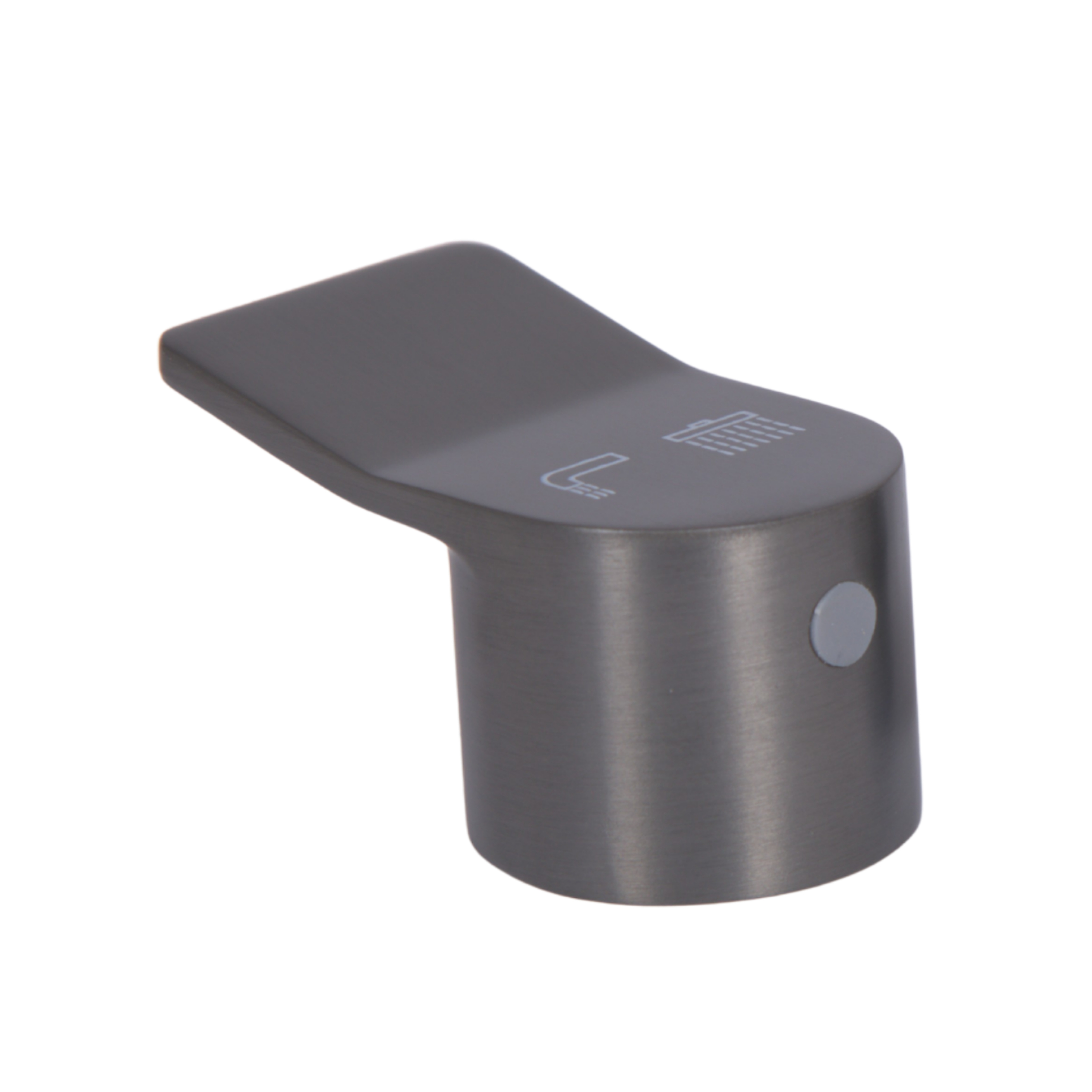 Ручка переключателя режимов Qtap (27,1x45,5x27,4) для душевой системы Presto Graphite QTPRE271455274GRP50517 — фото2