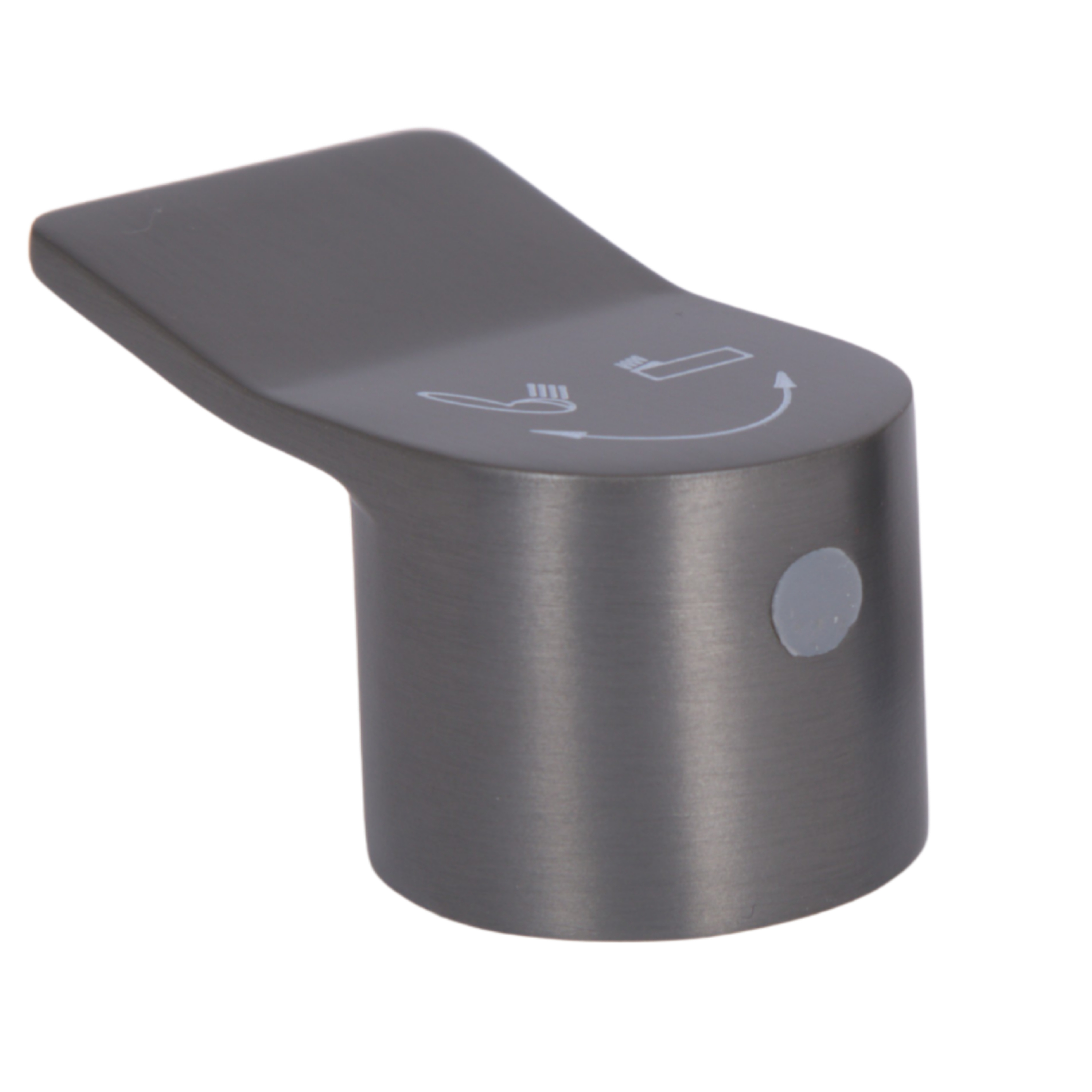Ручка переключателя режимов Qtap (27,1x45,5x27,4) для смесителей для ванны с поворотным изливом Presto Graphite QTPRE271455274GRP50520 — фото2