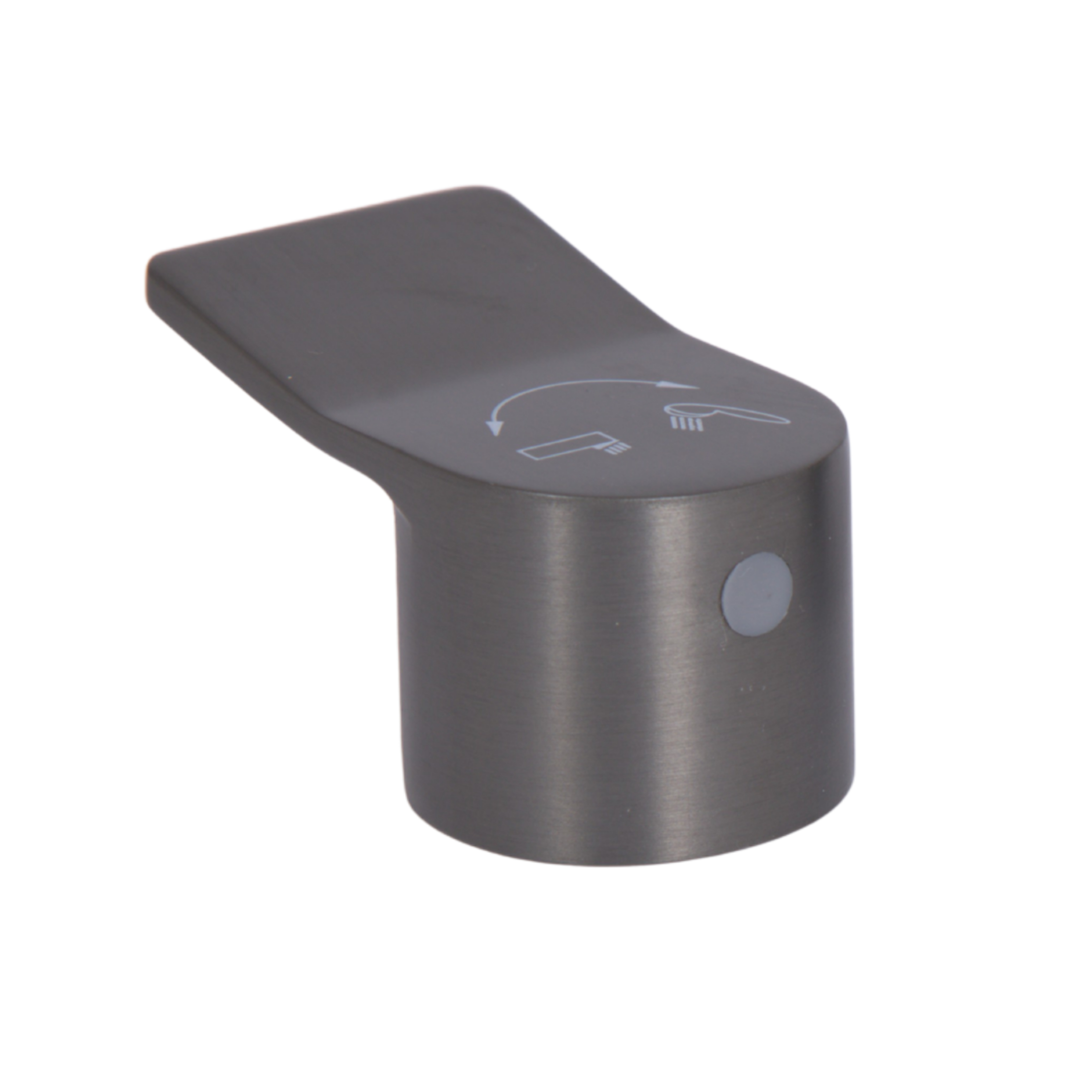 Ручка переключателя режимов Qtap (26,8x45,2x38) для смесителя для ванны с поворотным изливом Presto Graphite QTPRE2684523850547 — фото2