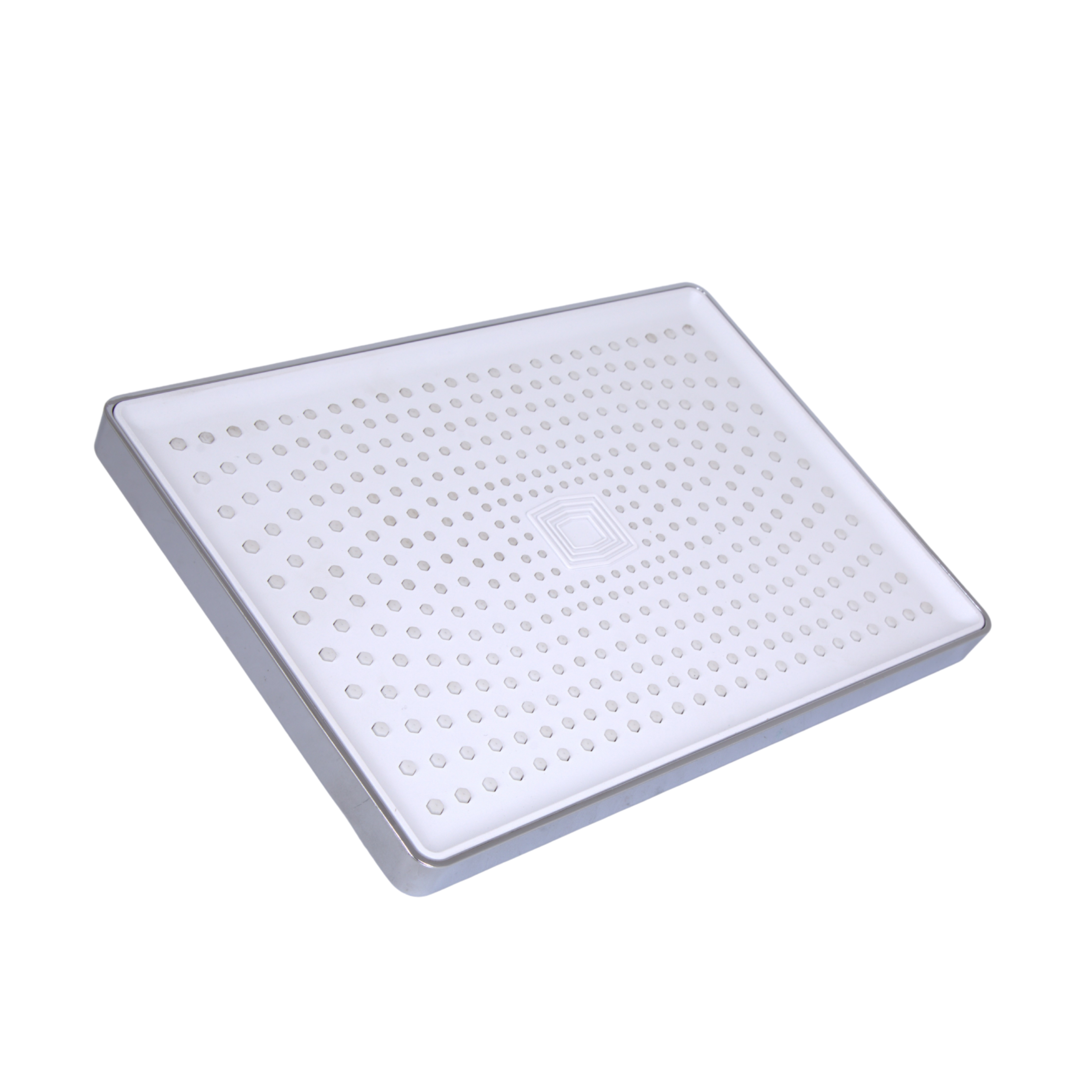 Стельова лійка Qtap (305x210x40) для душової системи Presto Chrome/White QTPRE30521040CRW50580