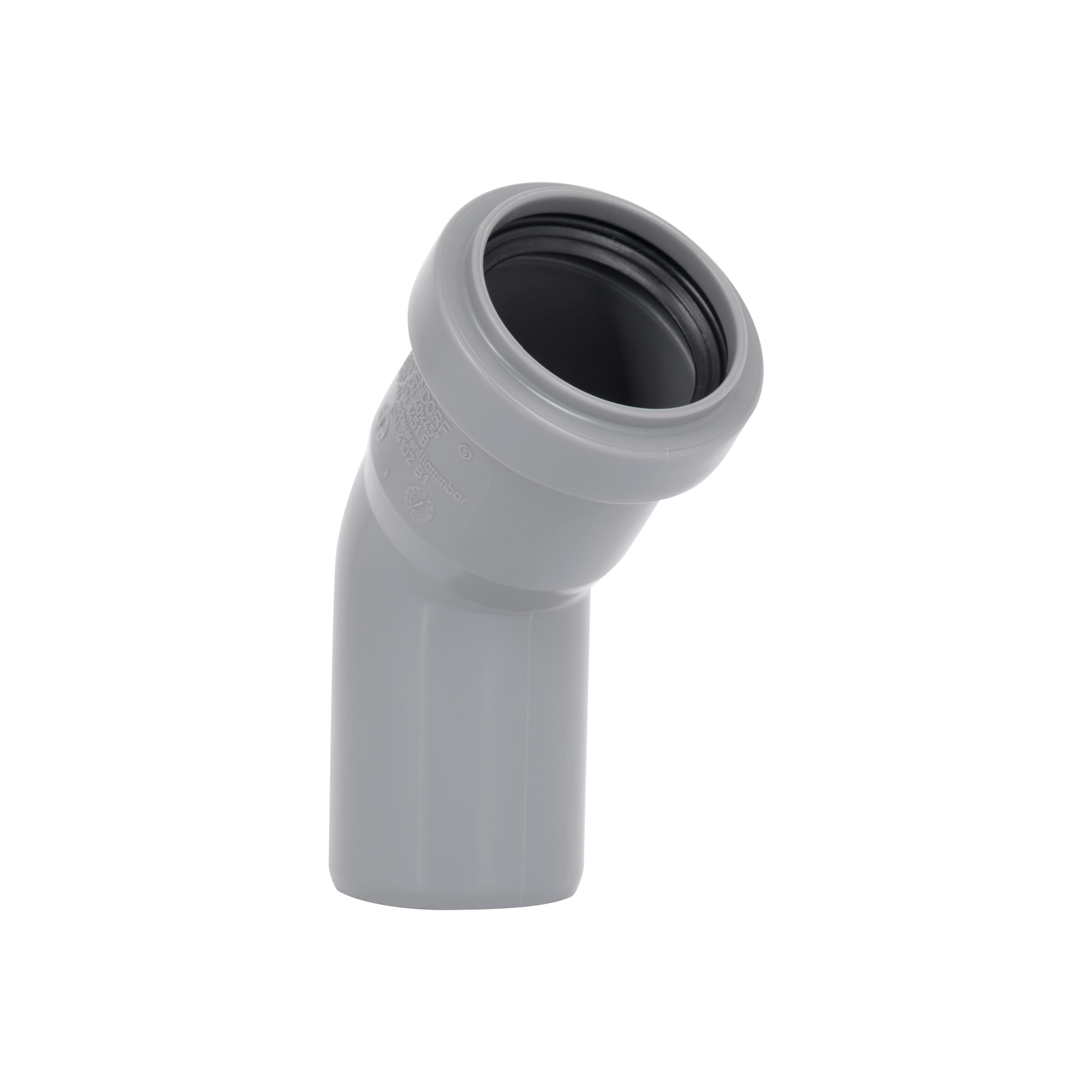 Коліно каналізаційне Ostendorf-OSMA HT-System PLUS d40×45°