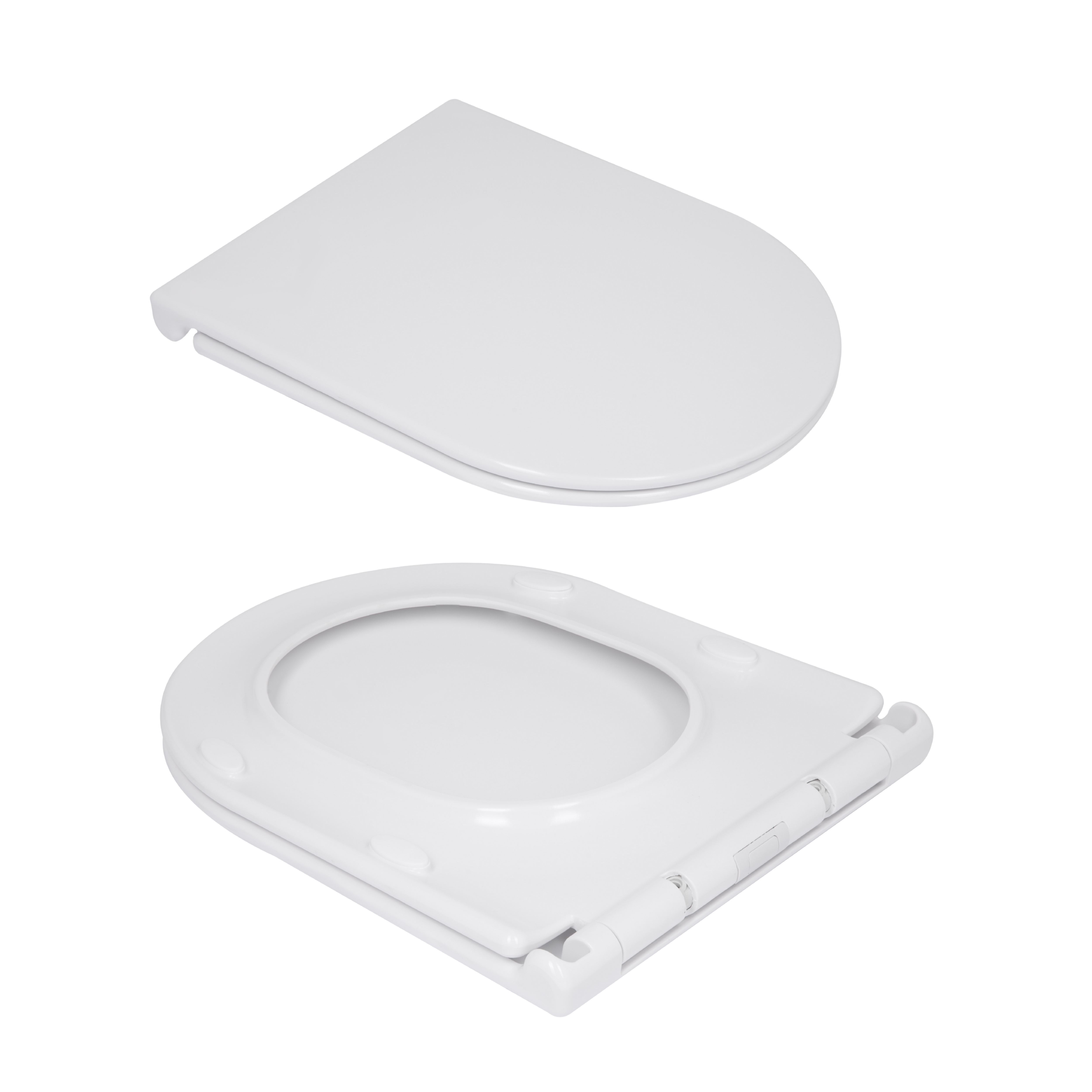 Унітаз підлоговий Qtap Presto безобідковий з сідінням Soft-close QTPRE27W51022, фото 8