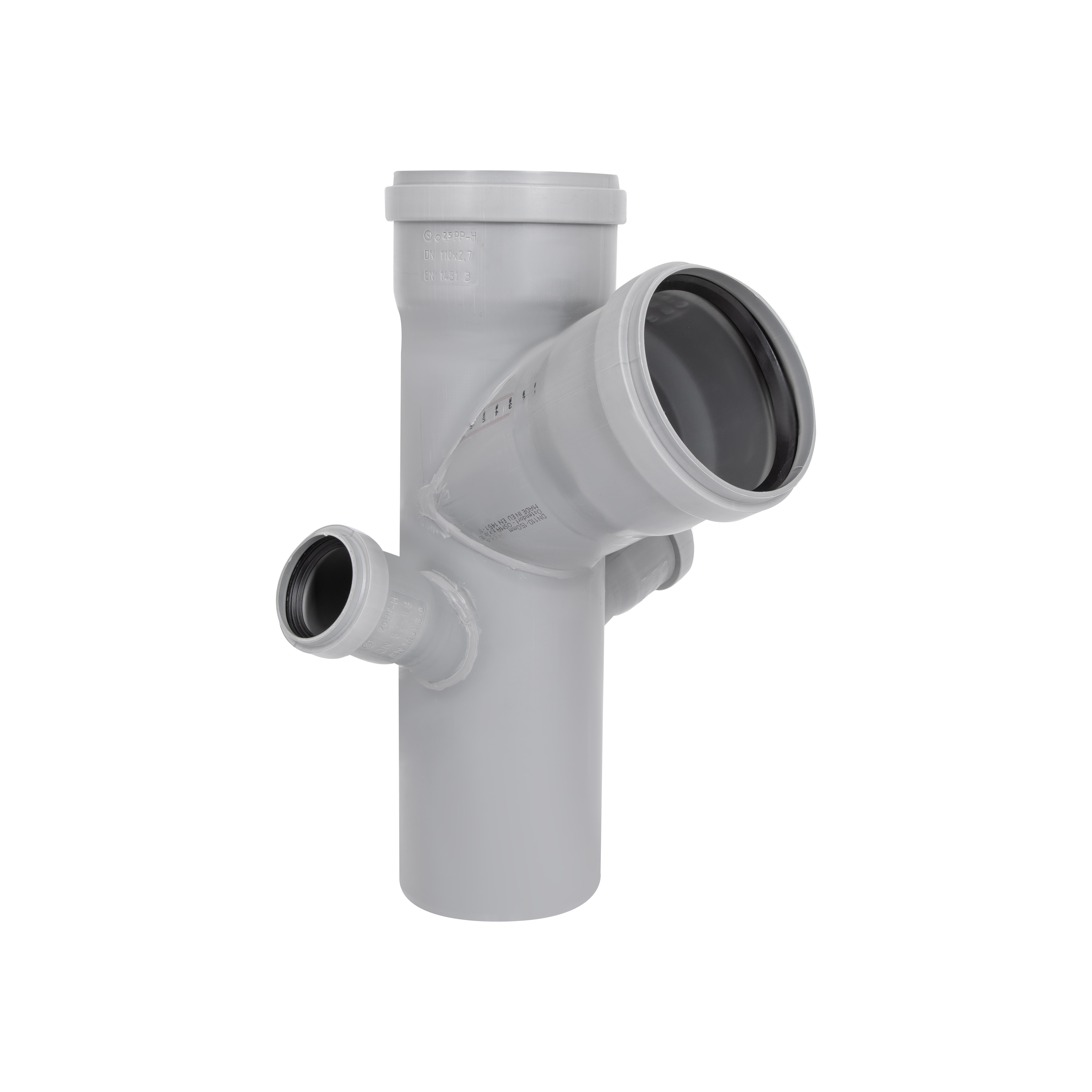 Хрестовина каналізаційна двоплощинна Ostendorf-OSMA HT-System PLUS d110/110/110/50/50×67°