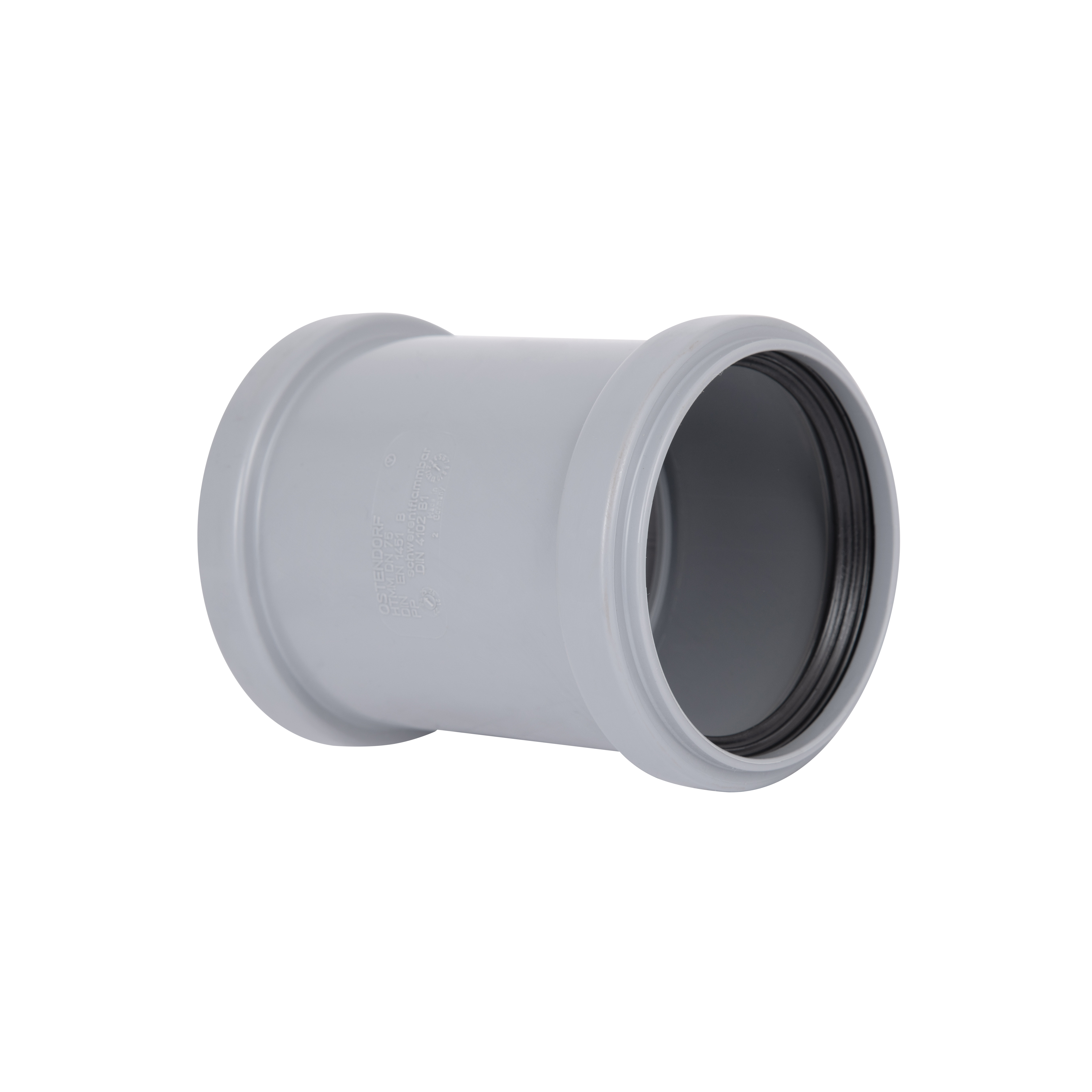 Муфта каналізаційна дворозтрубна Ostendorf-OSMA HT-System PLUS d75