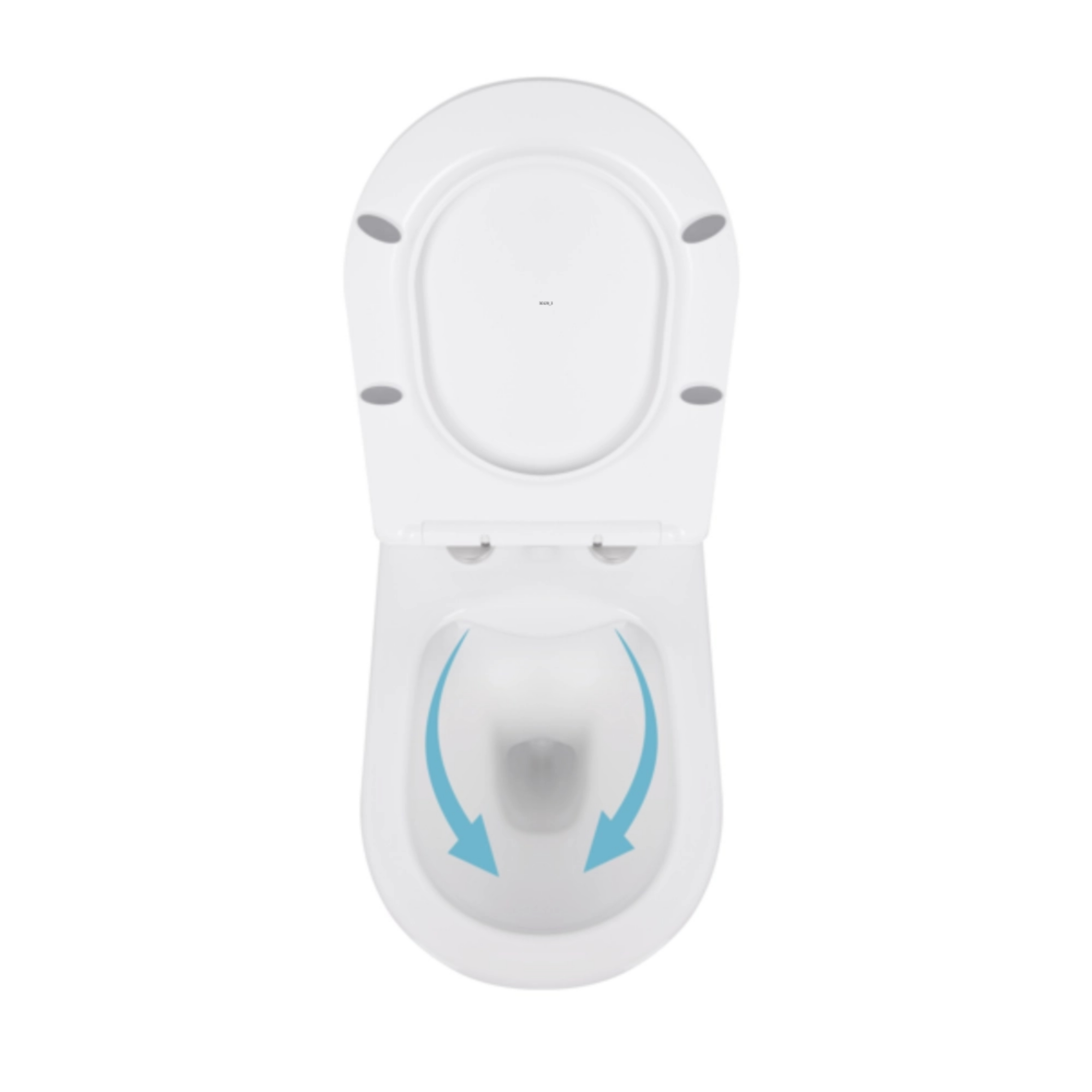 Готове рішення Qtap для ванної кімнати: підвісний унітаз Swan Rimless 520x360x320 + комплект інсталяції Standard (лінійна клавіша Black) — фото6