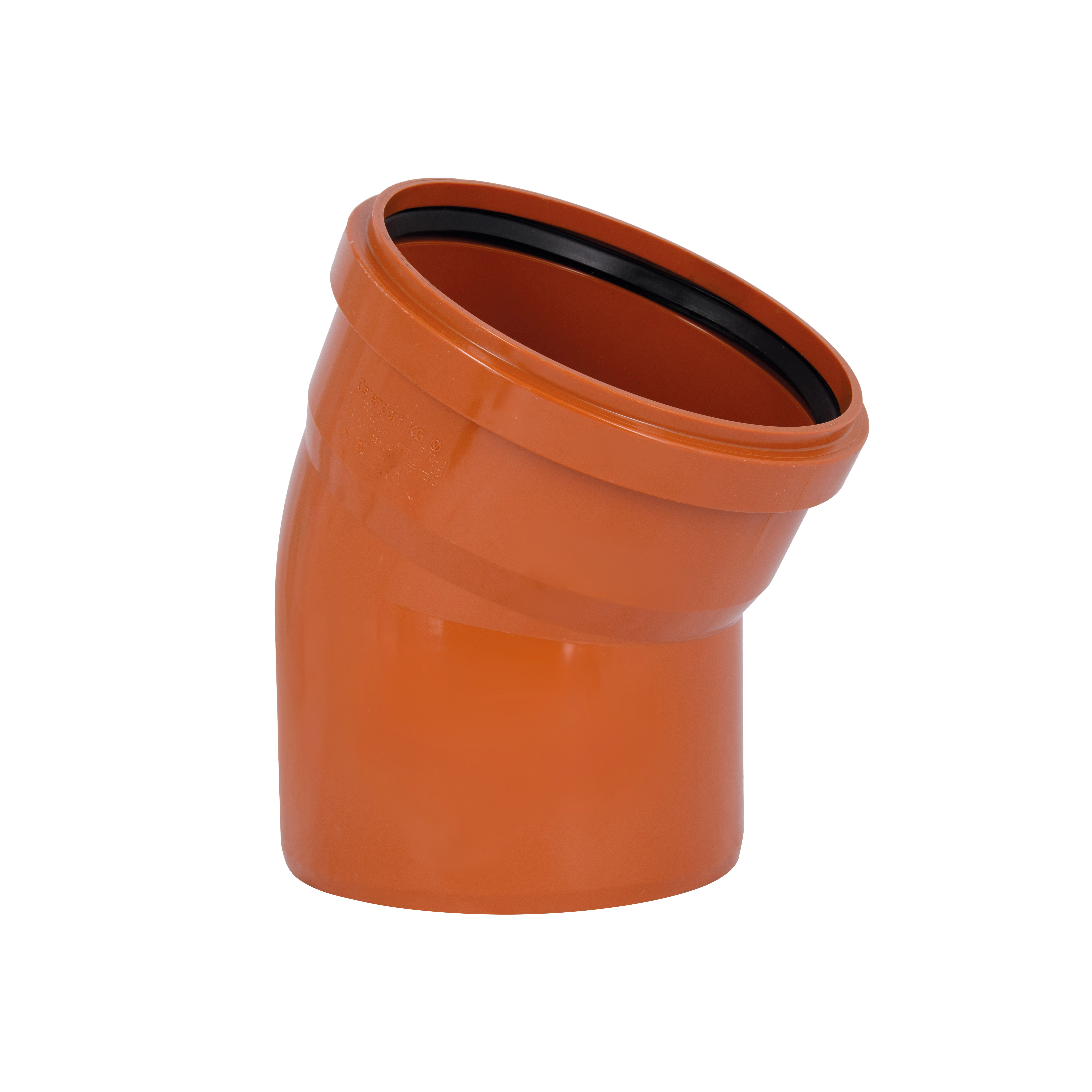 Коліно каналізаційне Ostendorf-OSMA KG System d200×30°