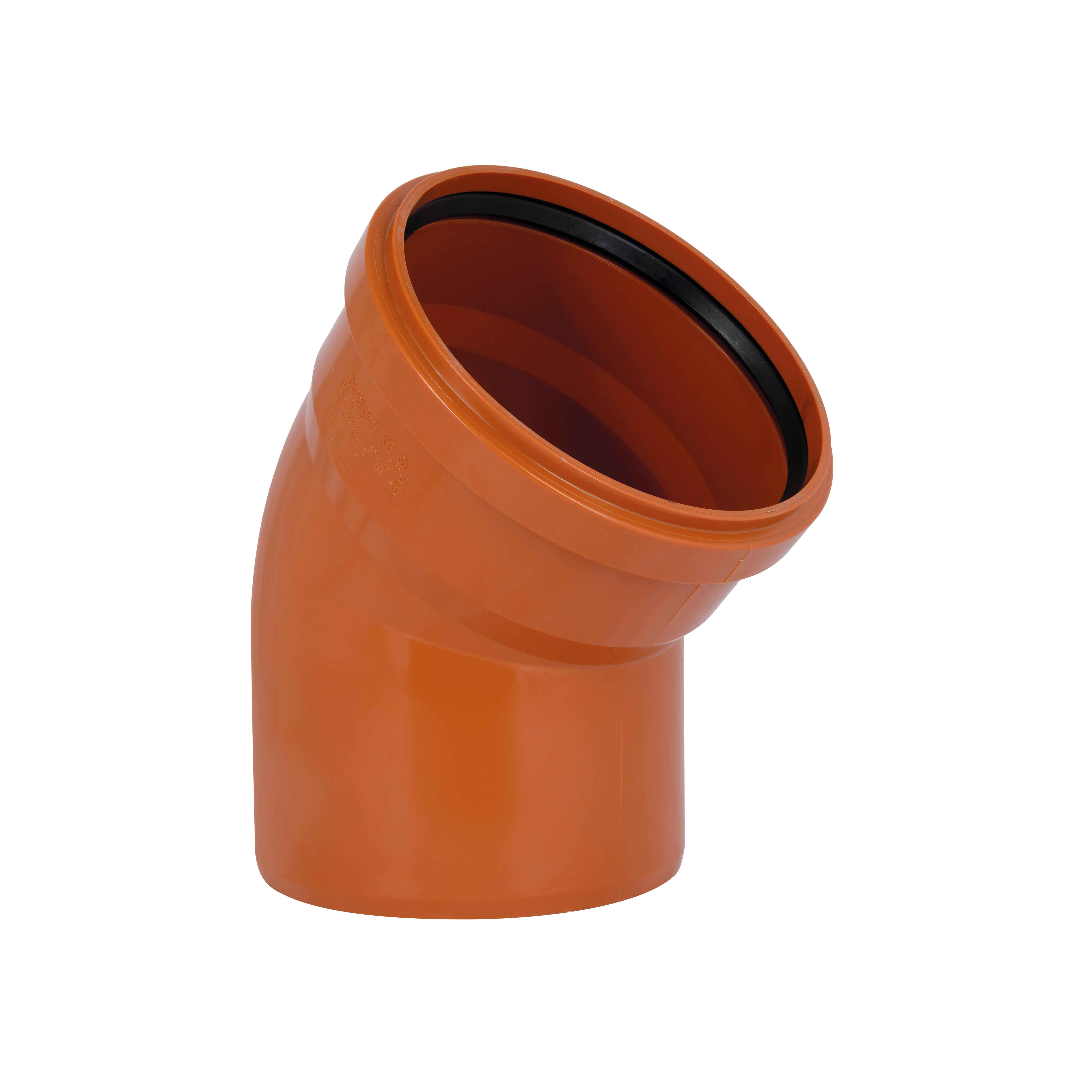 Коліно каналізаційне Ostendorf-OSMA KG System d200×45°