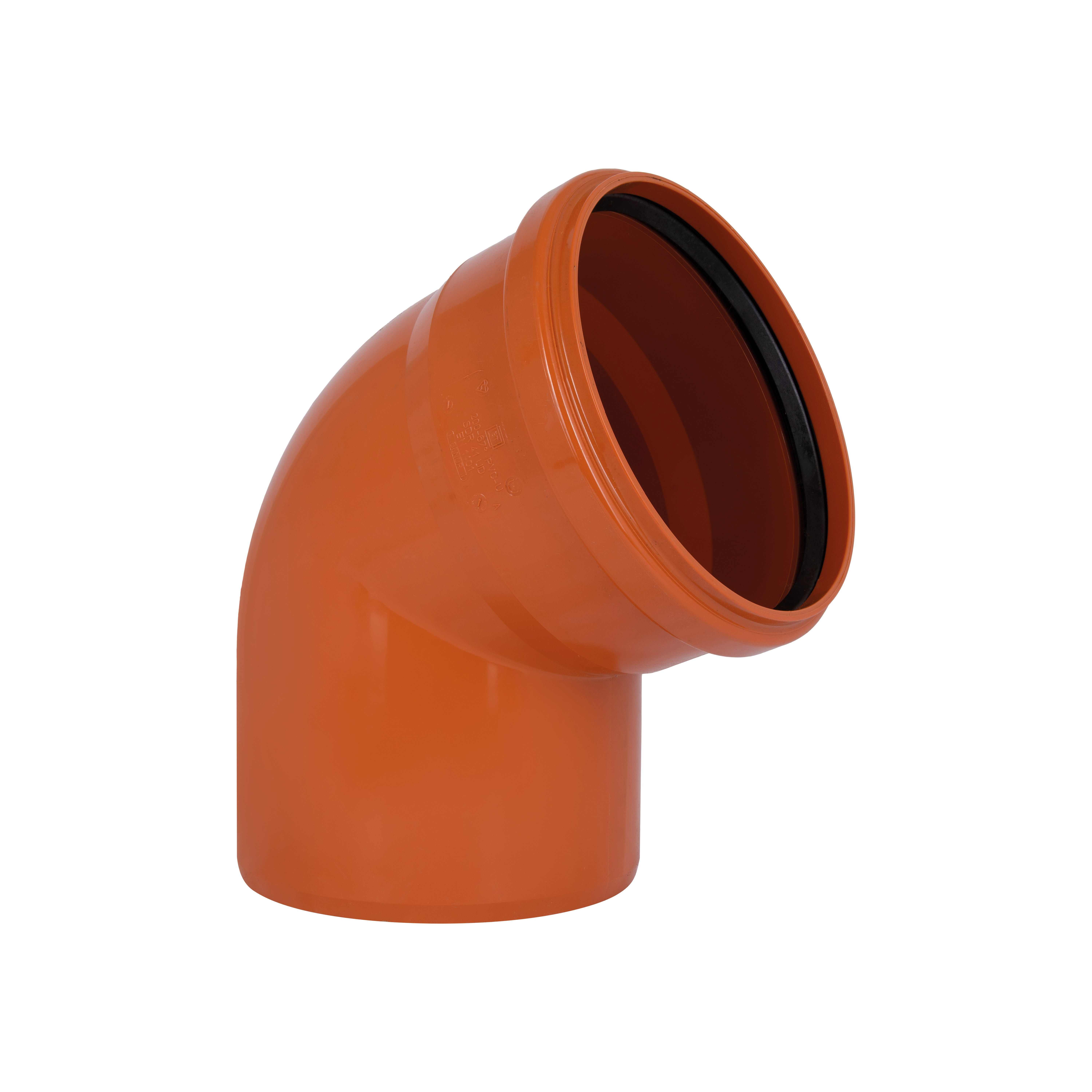Коліно каналізаційне Ostendorf-OSMA KG System d200×67°