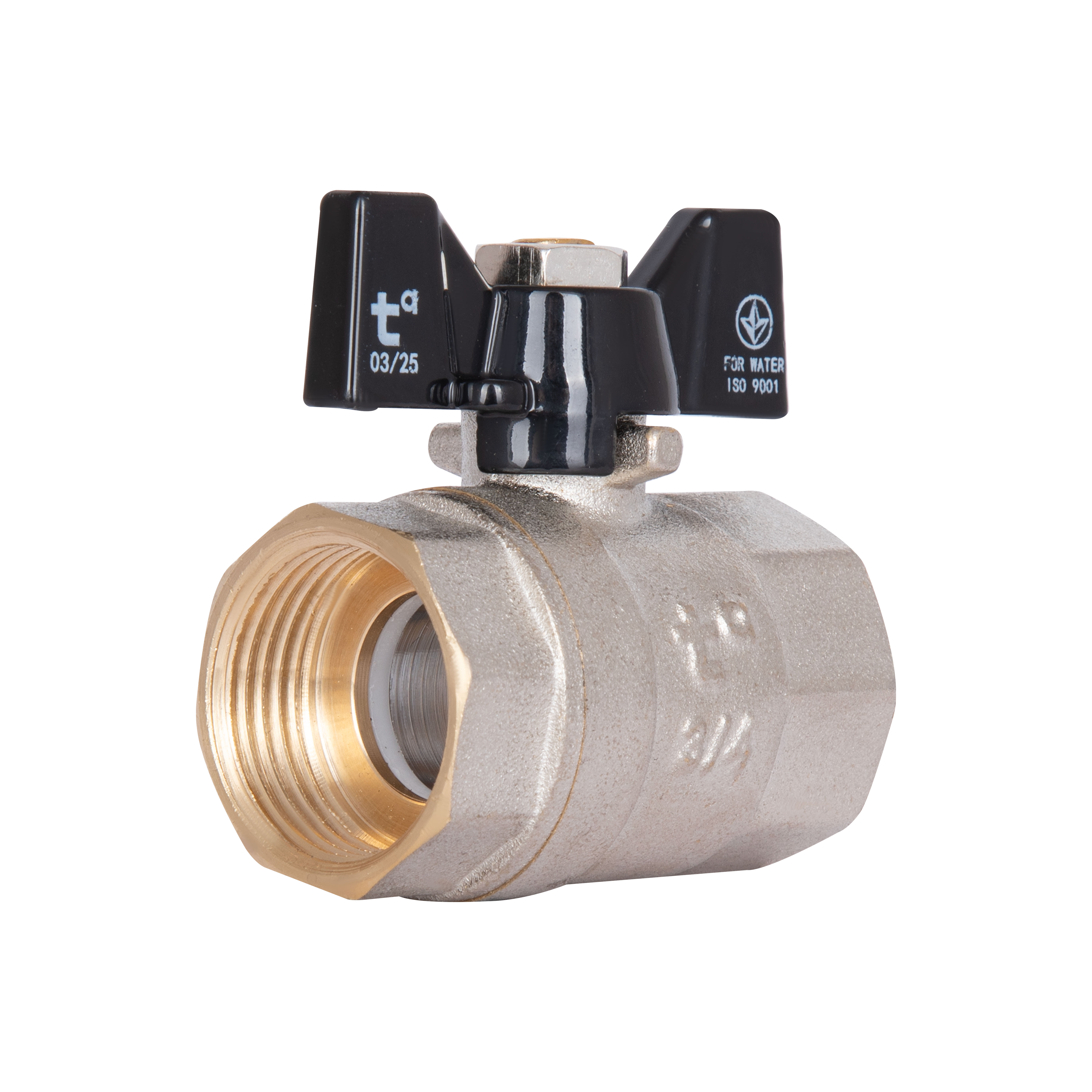 Кран кульовий Thermo Alliance Base 3/4" ВР для води (метелик) SD602W20