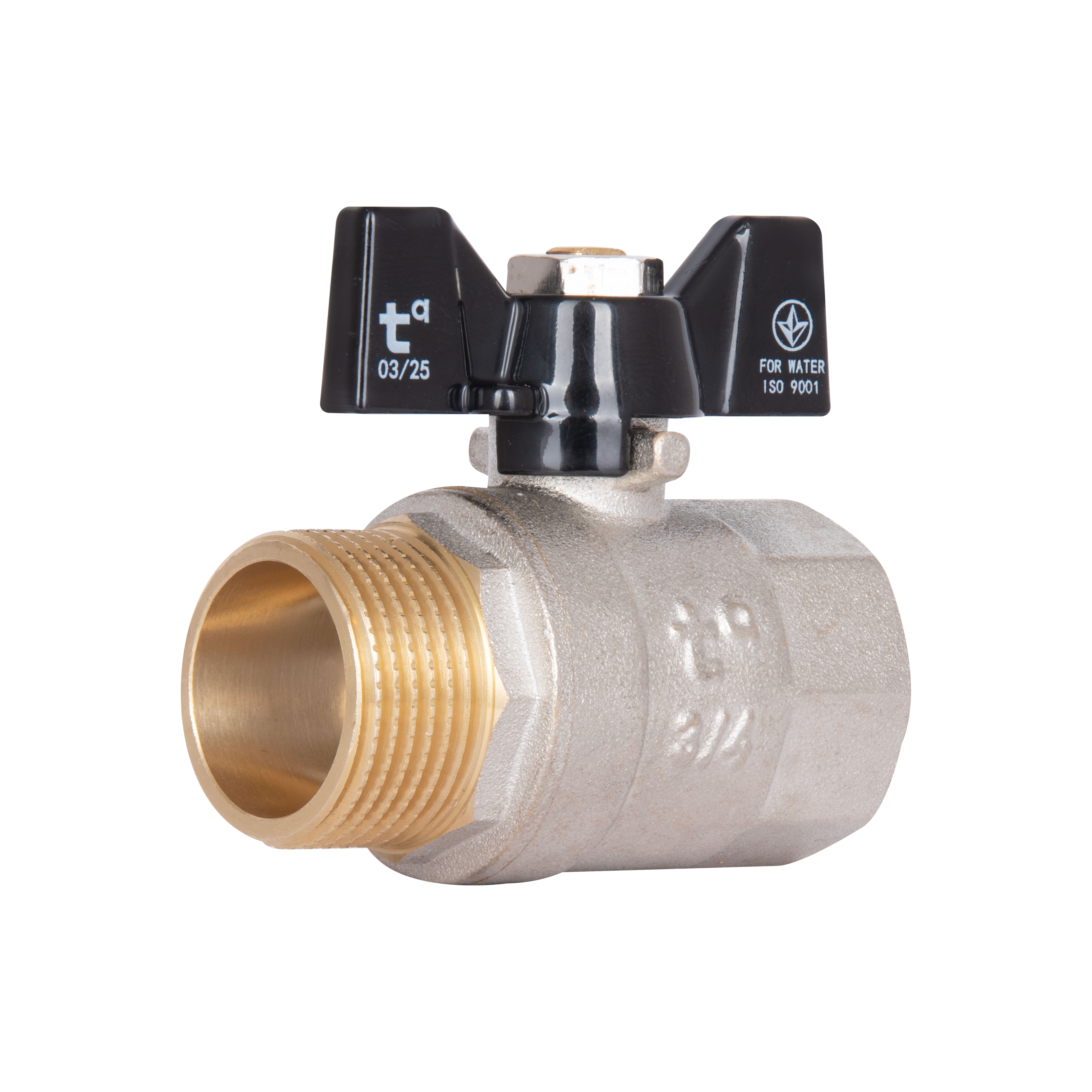 Кран кульовий Thermo Alliance Base 3/4" ВЗ для води (метелик) SD607W20