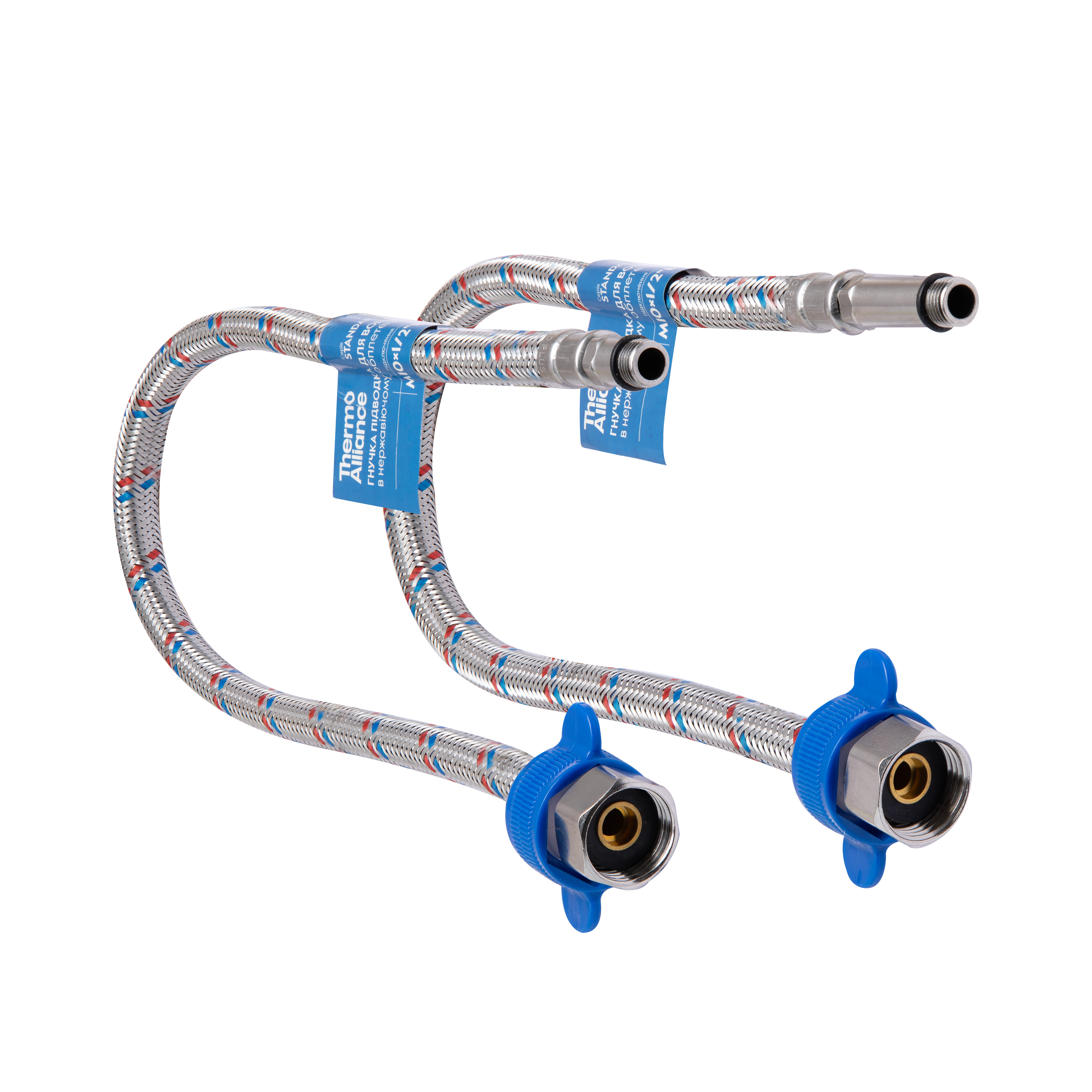 Гнучка підводка для води Thermo Alliance Standart М10 80 см (пара) SD396W80