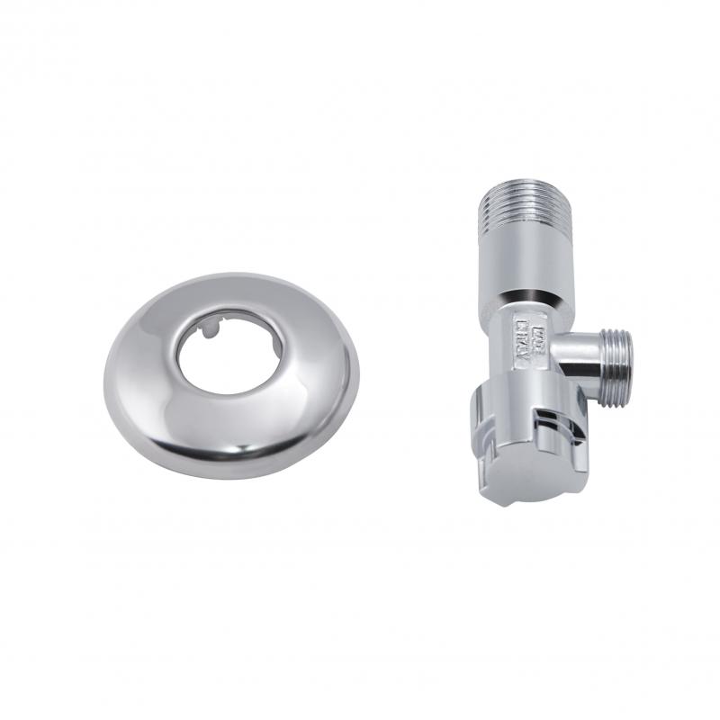 Кран приладовий буксовий Icma 1/2" х3/8" кутовий №519 — фото 3