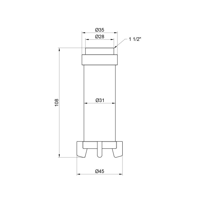 Фільтруючий картридж Icma для фільтрів 1"х1" 1/4 №752 — фото 2